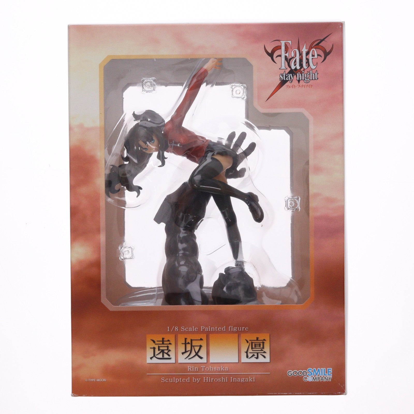 【中古即納】[FIG] 遠坂凛(とおさかりん) Fate/stay night(フェイト/ステイナイト) 1/8 完成品 フィギュア グッドスマイルカンパニー(20050226)