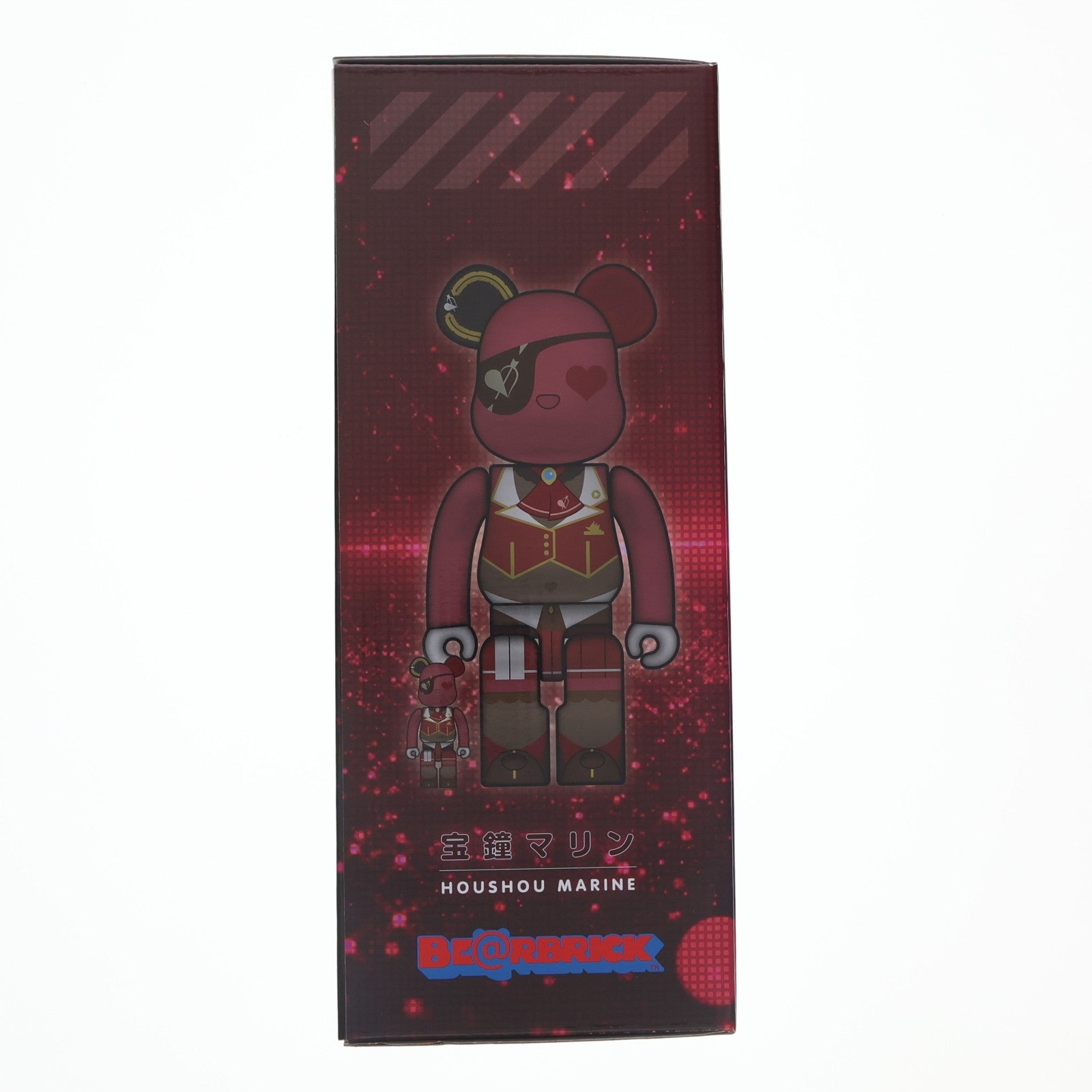 【中古即納】[FIG] BE@RBRICK(ベアブリック) 宝鐘マリン 100%&400% hololive × BE@RBRICK 完成品 可動フィギュア hololive production OFFICIAL SHOP限定 メディコム・トイ(20241024)