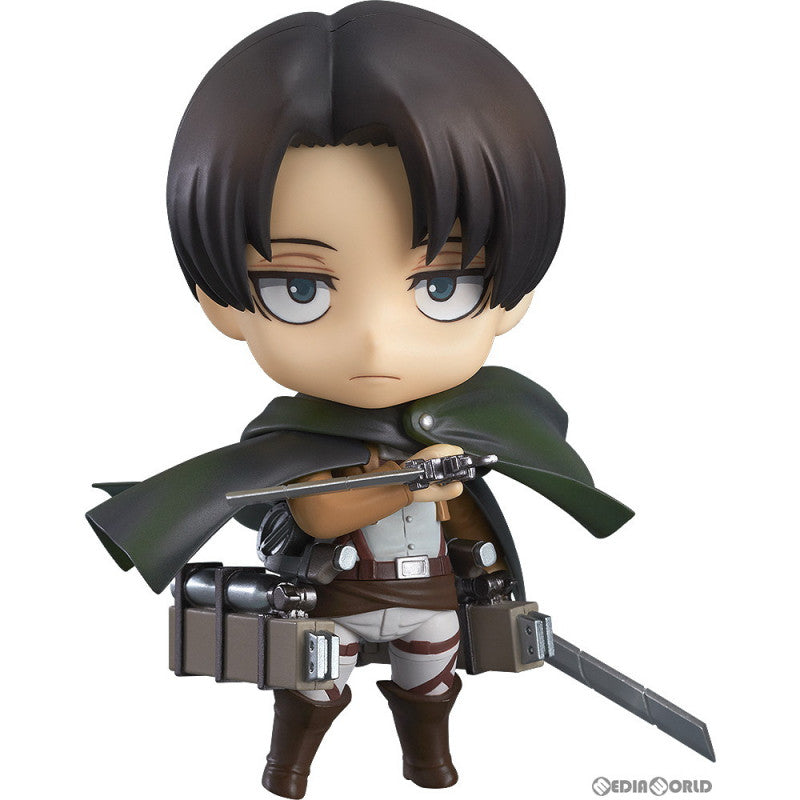 【中古即納】[FIG] (再々販) ねんどろいど 390 リヴァイ 進撃の巨人 完成品 可動フィギュア グッドスマイルカンパニー(20211201)