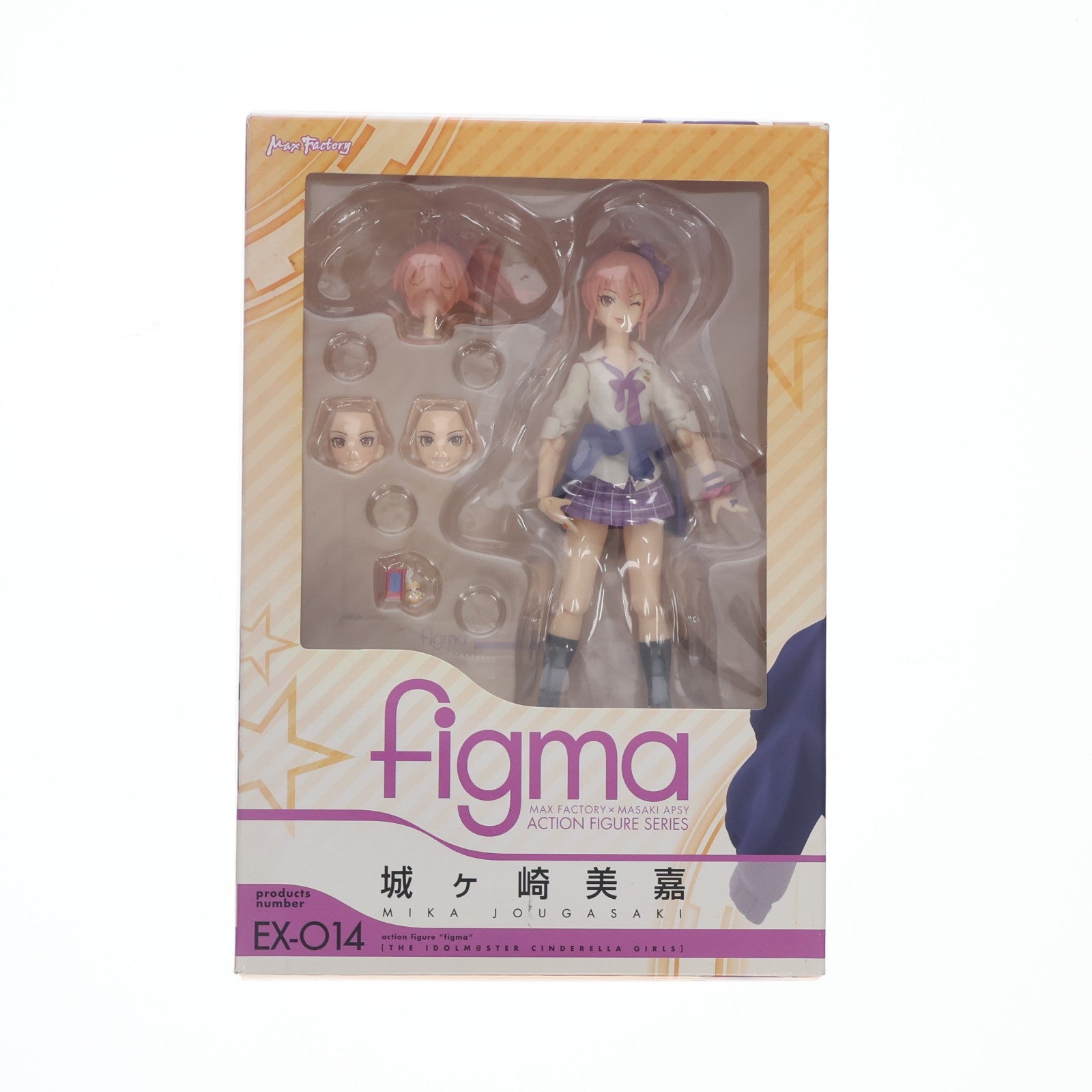 【中古即納】[FIG] ワンフェス2013夏&GOODSMILE ONLINE SHOP限定 figma(フィグマ)EX-014 城ヶ崎美嘉(じょうがさきみか) アイドルマスター シンデレラガールズ 完成品 可動フィギュア マックスファクトリー(20131130)