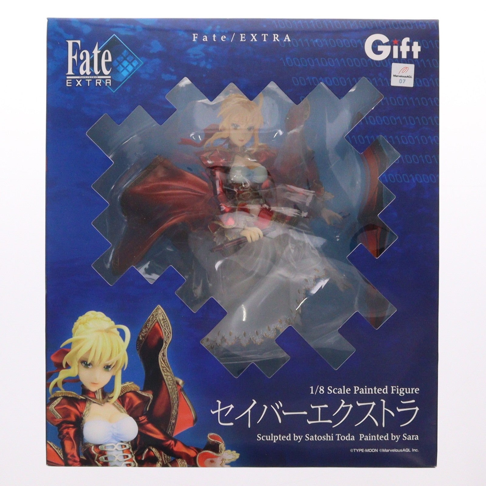 【中古即納】[FIG] セイバーエクストラ Fate/EXTRA(フェイト/エクストラ) 1/8 完成品 フィギュア Gift(ギフト)(20120429)