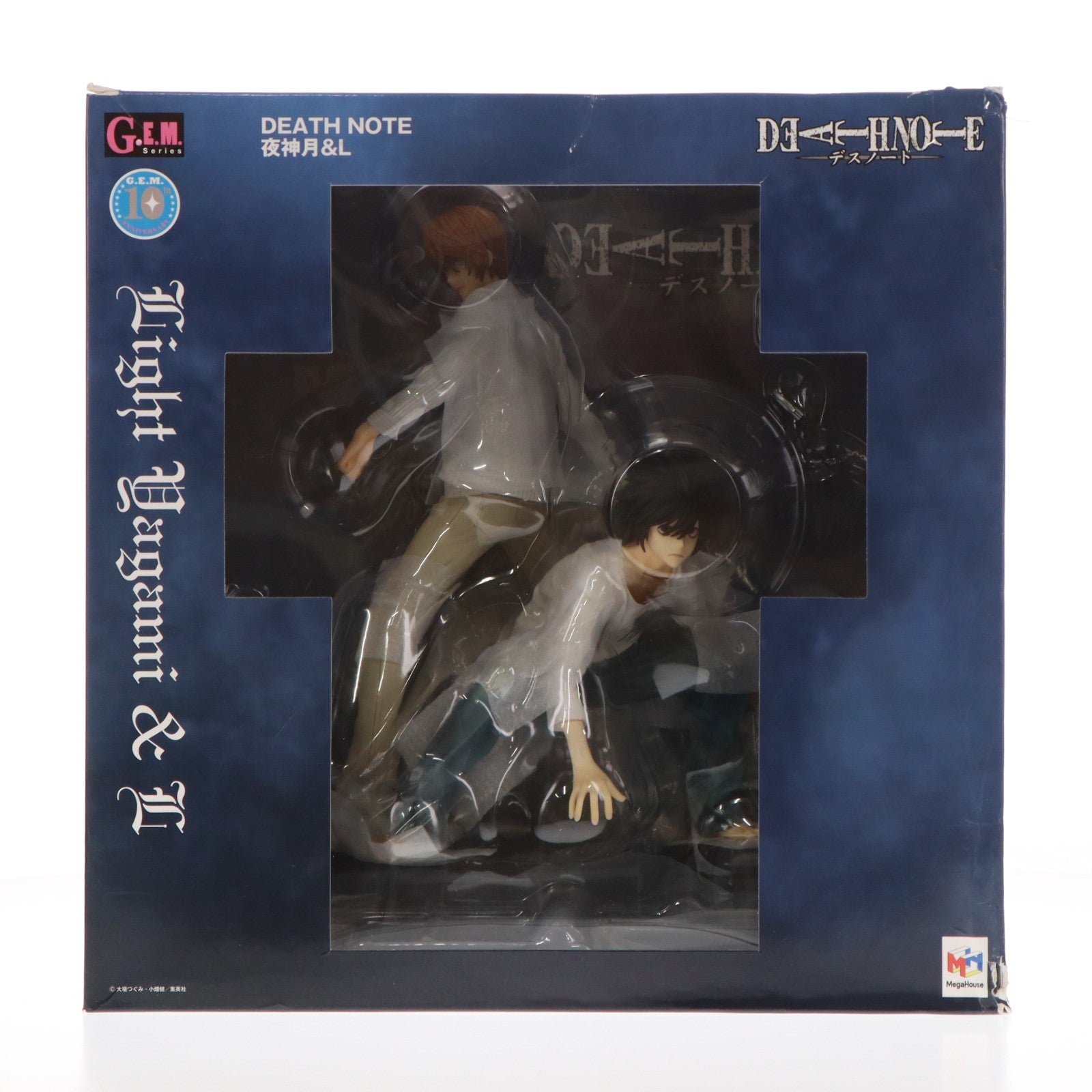 【中古即納】[FIG] G.E.M.シリーズ 夜神月&L(やがみらいと&エル) DEATH NOTE(デスノート) 完成品 フィギュア メガトレショップ&オンラインショップ限定 メガハウス(20190829)
