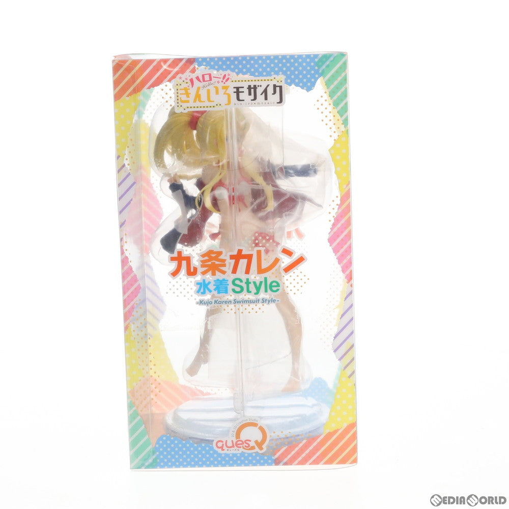 【中古即納】[FIG] 九条カレン(くじょうかれん) 水着Style ハロー!!きんいろモザイク 1/7 完成品 フィギュア キューズQ(20190531)