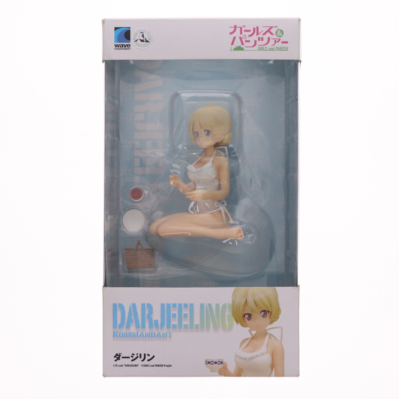 【中古即納】[FIG] BEACH QUEENS(ビーチクイーンズ) ダージリン ガールズ&パンツァー 1/10 完成品 フィギュア(NF-416) ウェーブ(WAVE)(20140823)