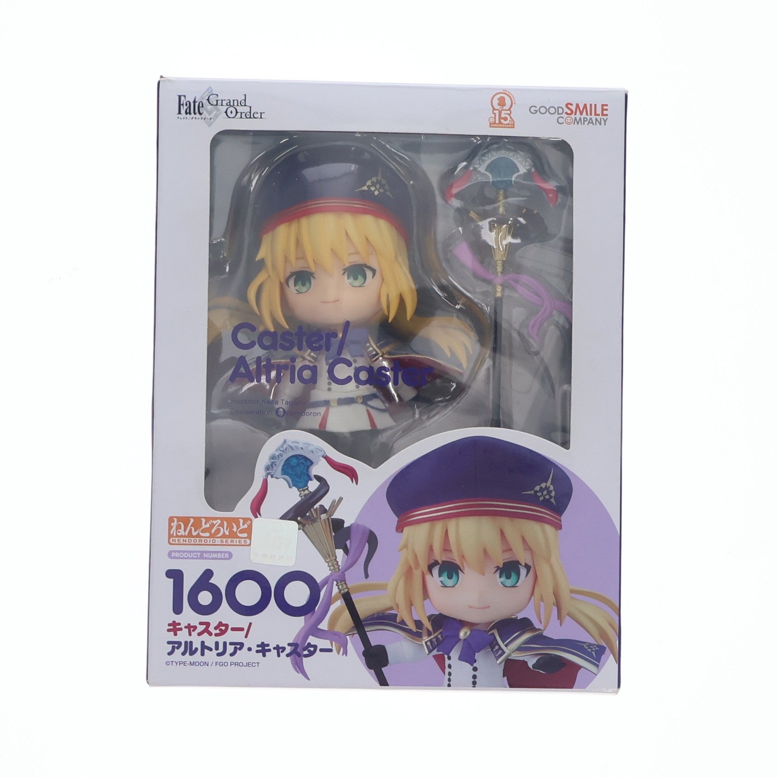 【中古即納】[FIG] ねんどろいど 1600 キャスター/アルトリア・キャスター Fate/Grand Order(フェイト/グランドオーダー) 完成品 可動フィギュア グッドスマイルカンパニー(20211128)