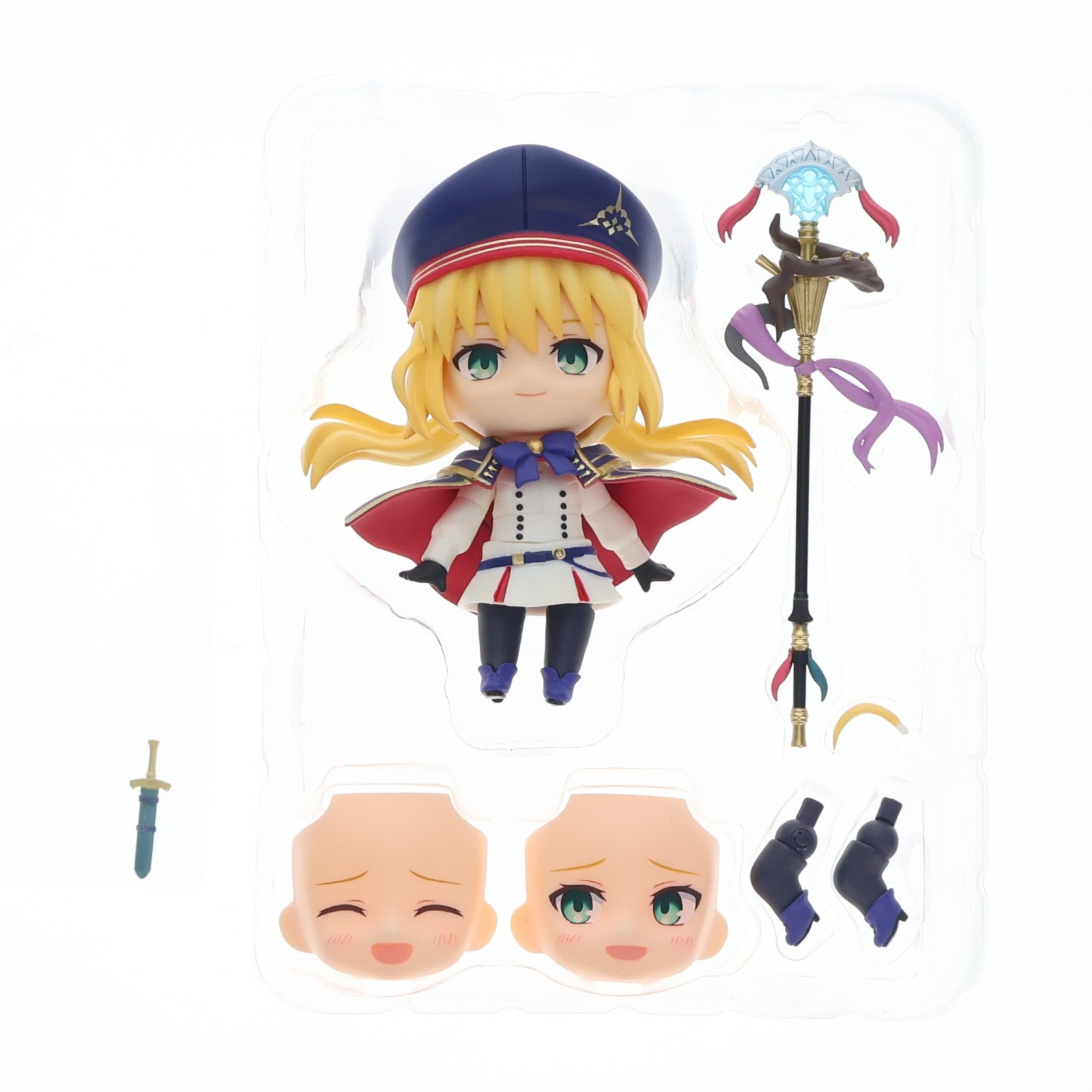 【中古即納】[FIG] ねんどろいど 1600 キャスター/アルトリア・キャスター Fate/Grand Order(フェイト/グランドオーダー) 完成品 可動フィギュア グッドスマイルカンパニー(20211128)