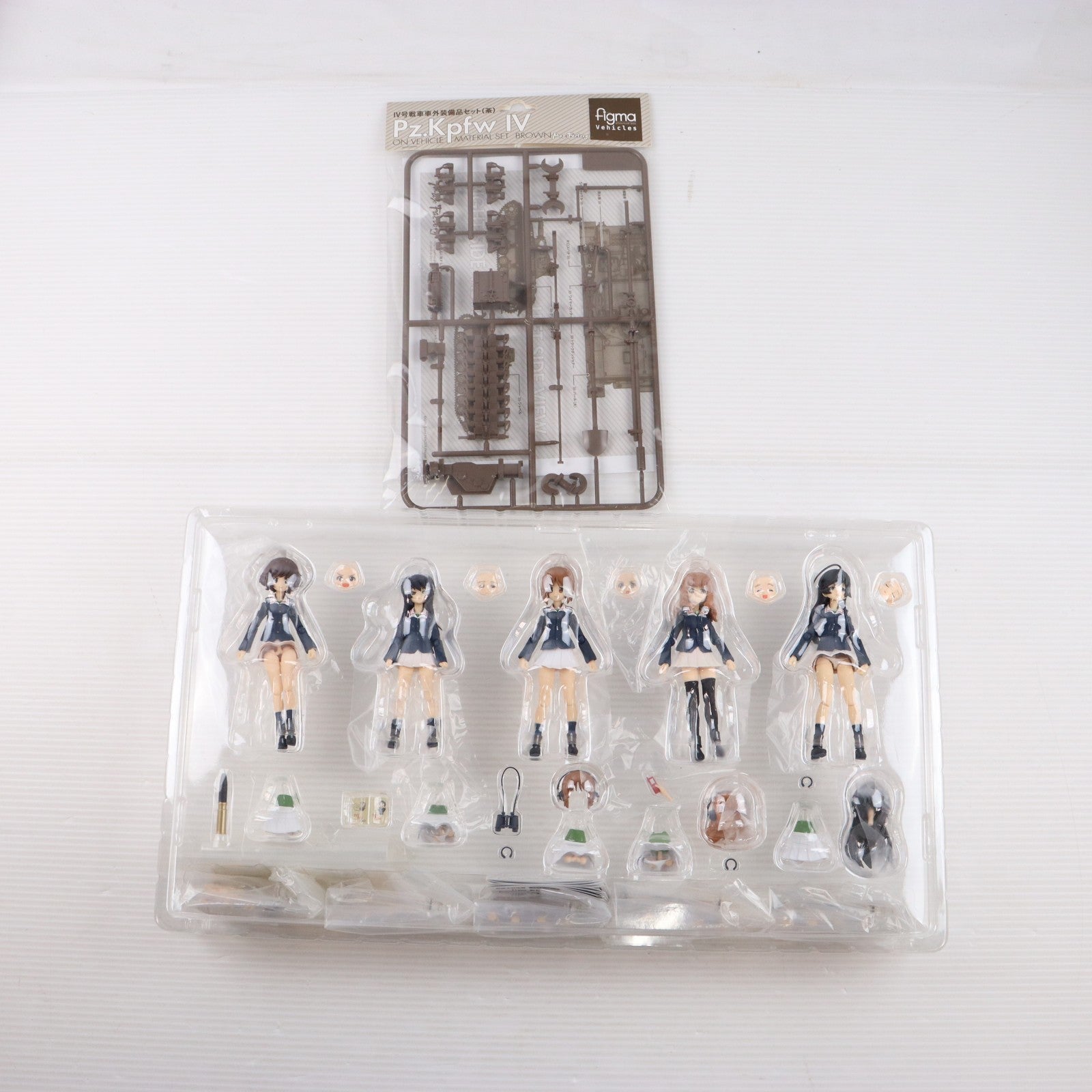 【中古即納】[FIG] figma(フィグマ) EX-031 あんこうチームセット ガールズ&パンツァー 完成品 可動フィギュア ワンフェス2016冬&GOODSMILE ONLINE SHOP限定 マックスファクトリー(20160207)