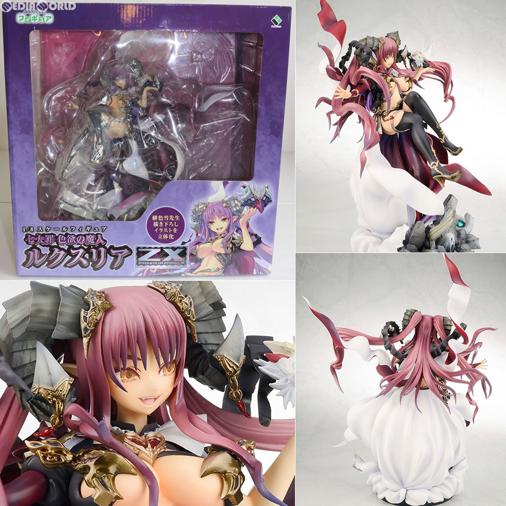 【中古即納】[FIG] 特典カード2枚付属 七大罪 色欲の魔人ルクスリア Z/X -Zillions of enemy X-(ゼクス ジリオンズ オブ エネミー エックス) 1/8 完成品 フィギュア ブロッコリー(20160128)