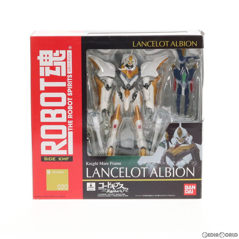【中古即納】[FIG] ROBOT魂(SIDE KMF) ランスロットアルビオン コードギアス 反逆のルルーシュR2 完成品 可動フィギュア バンダイ(20101120)