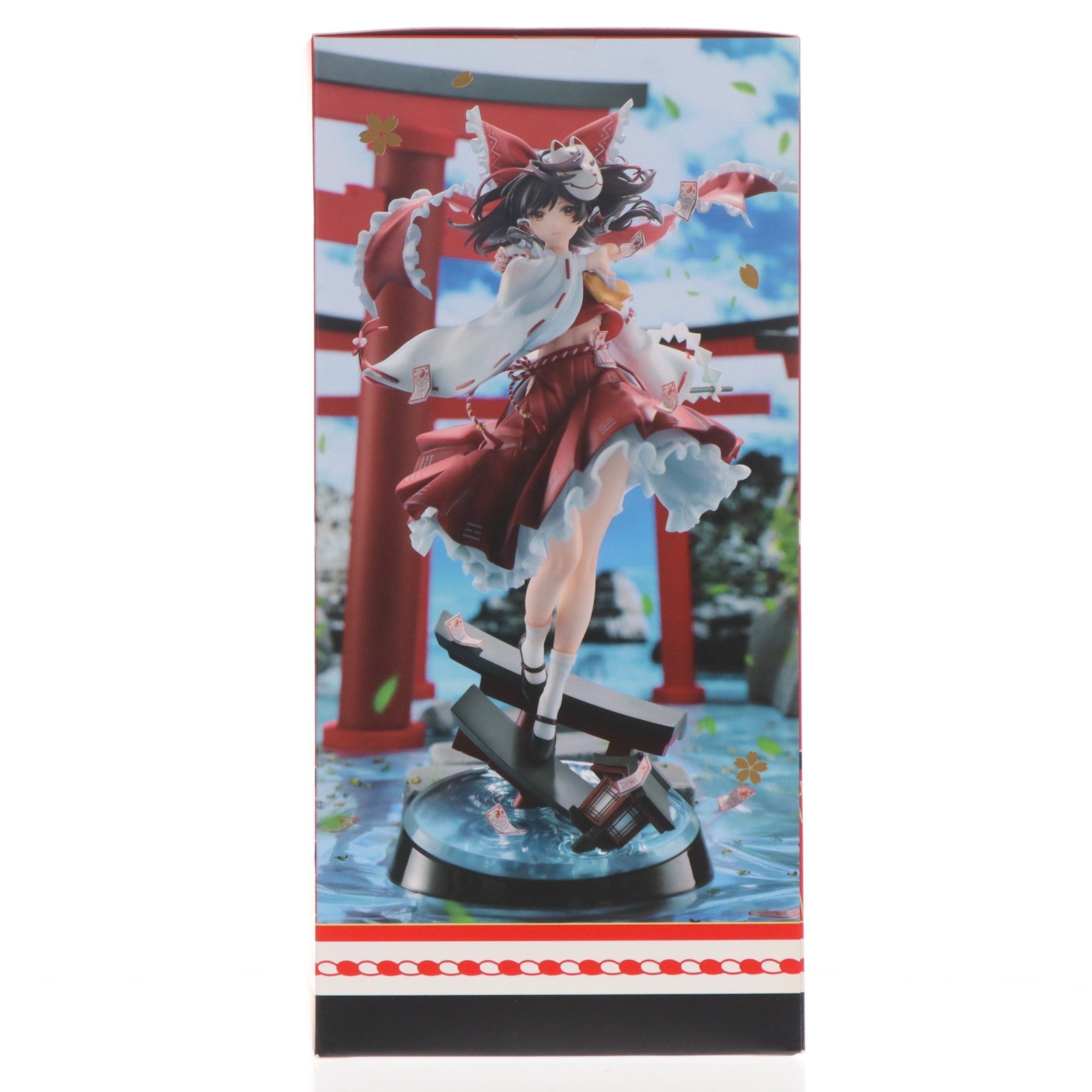 【中古即納】[FIG] カード付属 博麗霊夢(はくれいれいむ) 楽園の素敵な巫女ver. 東方Project 1/7 完成品 フィギュア Solarain(ソラレーン)(20240928)