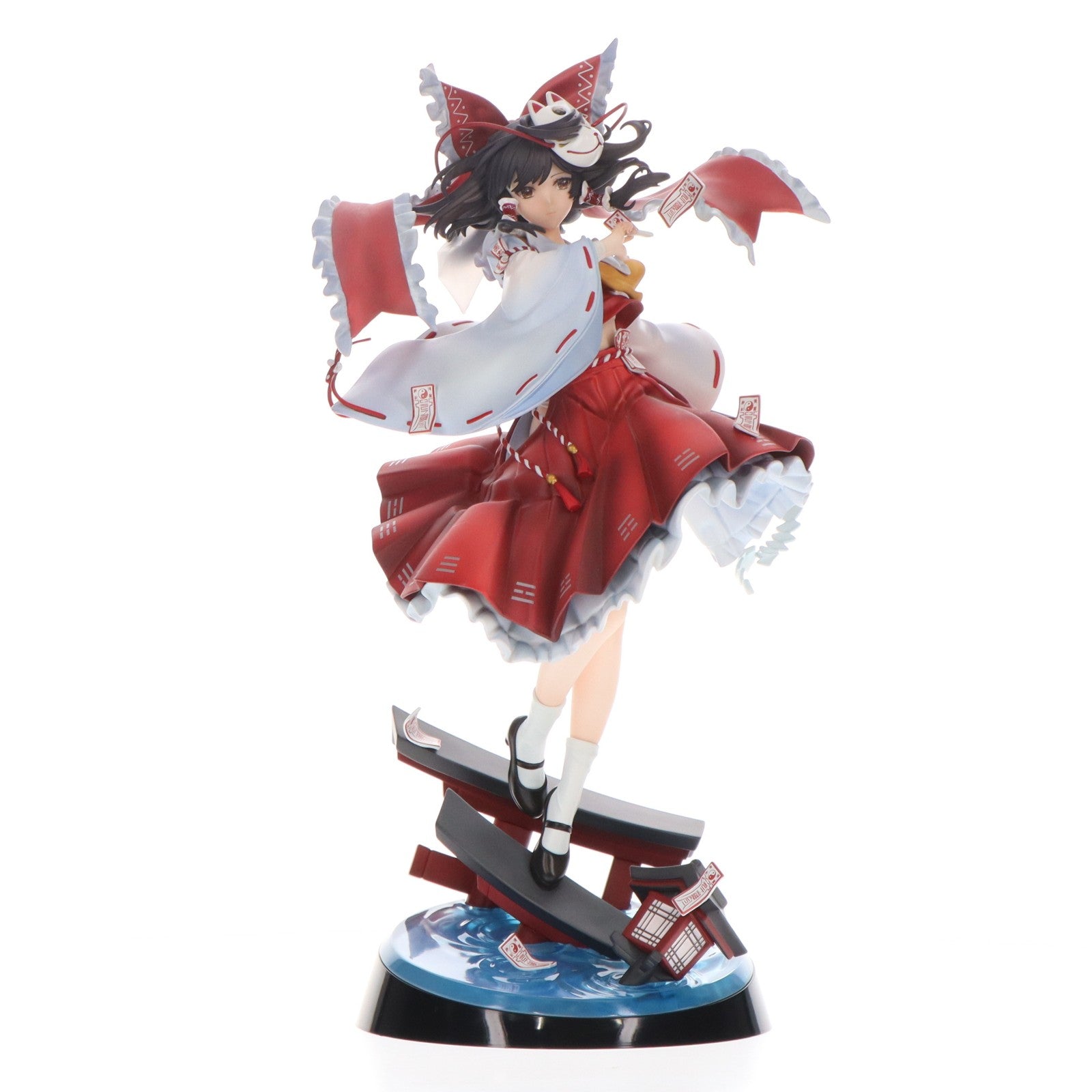 【中古即納】[FIG] カード付属 博麗霊夢(はくれいれいむ) 楽園の素敵な巫女ver. 東方Project 1/7 完成品 フィギュア Solarain(ソラレーン)(20240928)