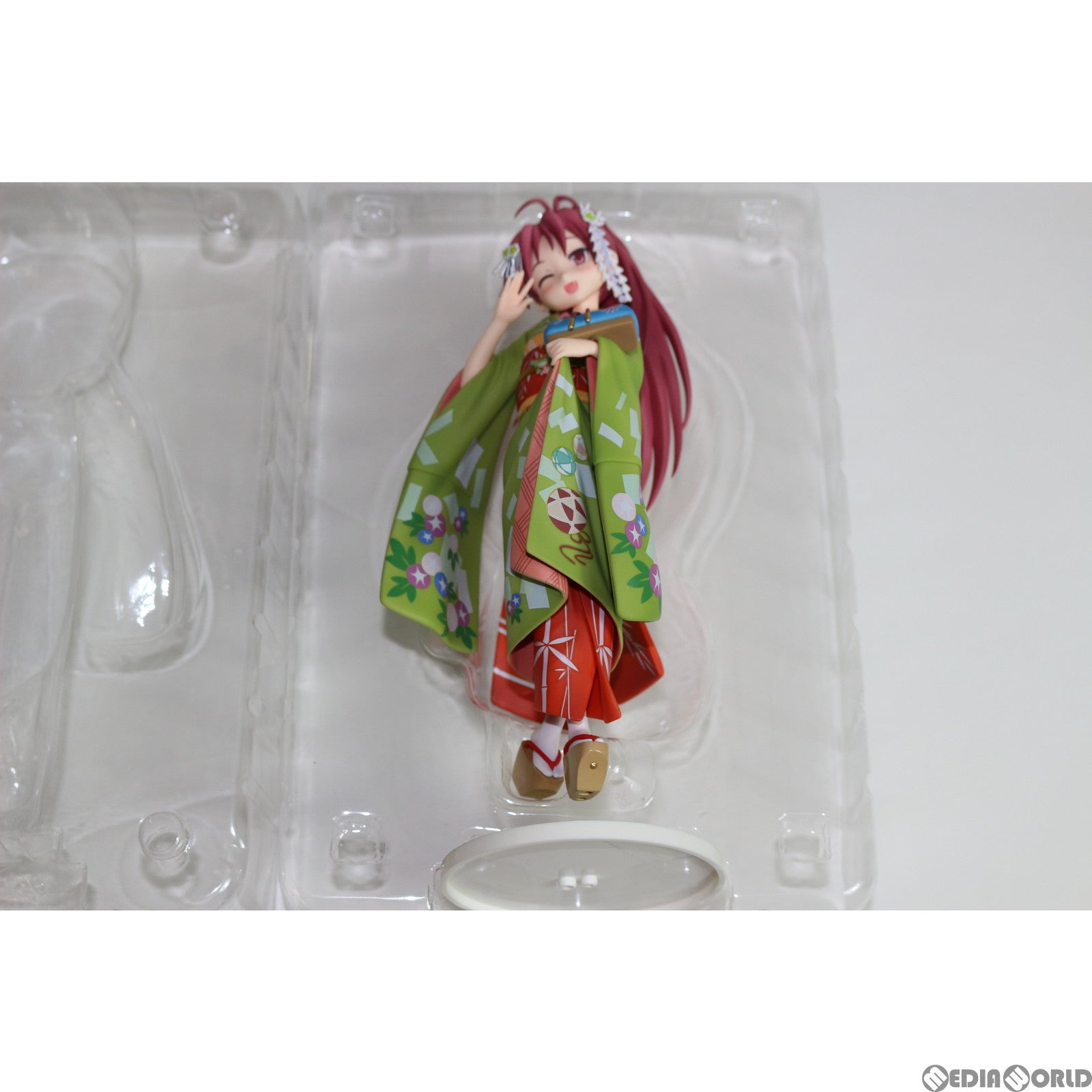【中古即納】[FIG] ANIPLEX+限定 佐倉杏子(さくらきょうこ) 舞妓ver. 劇場版 魔法少女まどか☆マギカ 1/8 完成品 フィギュア(PLUS-0536) アニプレックス(20151130)