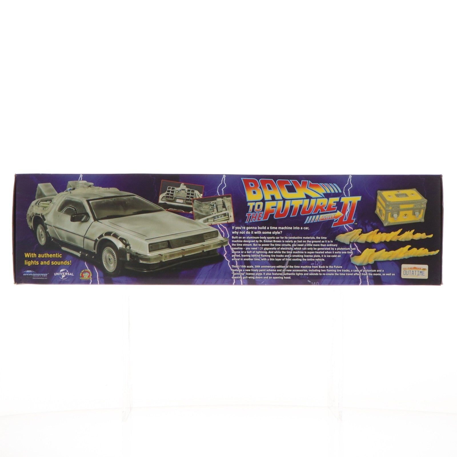 【中古即納】[FIG] アイスデロリアン 30th アニバーサリーコレクターセット バック・トゥ・ザ・フューチャー 1/15 完成品 アクションフィギュア DIAMOND SELECT TOYS(ダイアモンドセレクトトイズ)(20151230)