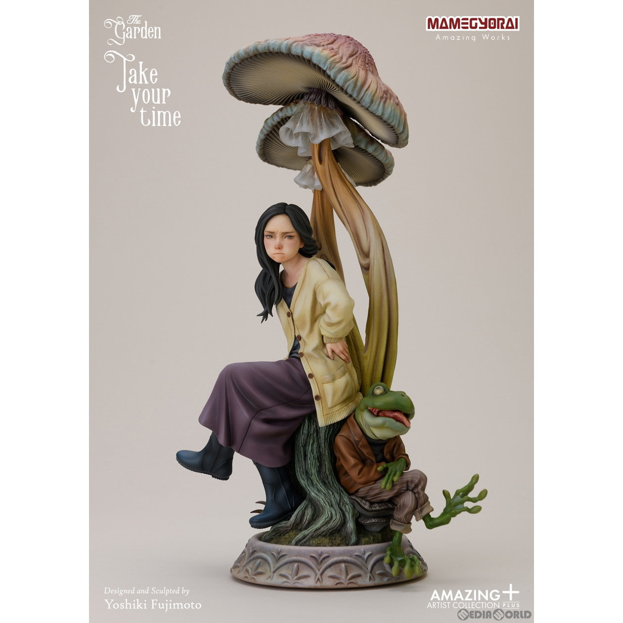 【中古即納】[FIG] Amazing Artist Collection+/ 藤本圭紀: The Garden ～Take your time～ スタチュー 完成品 フィギュア 豆魚雷(20230622)
