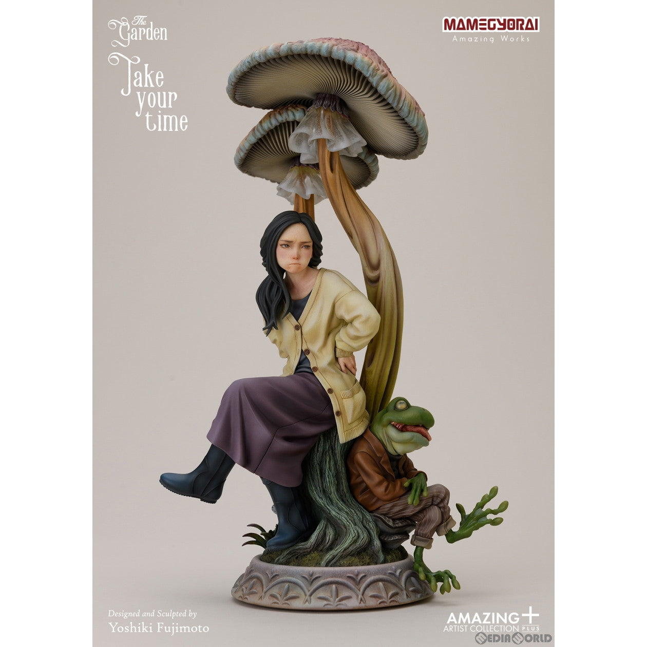 【中古即納】[FIG] Amazing Artist Collection+/ 藤本圭紀: The Garden ～Take your time～ スタチュー 完成品 フィギュア 豆魚雷(20230622)