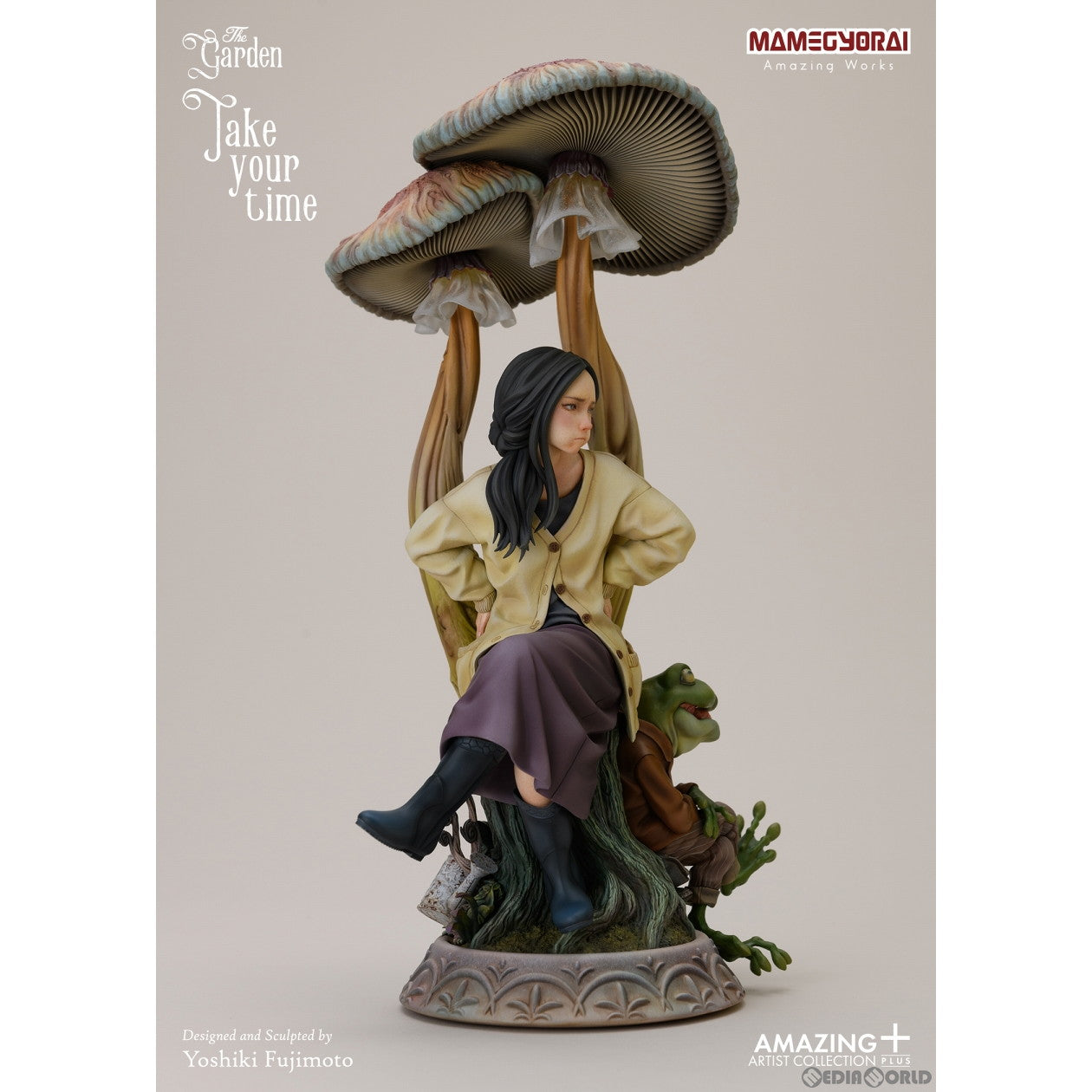 【中古即納】[FIG] Amazing Artist Collection+/ 藤本圭紀: The Garden ～Take your time～ スタチュー 完成品 フィギュア 豆魚雷(20230622)