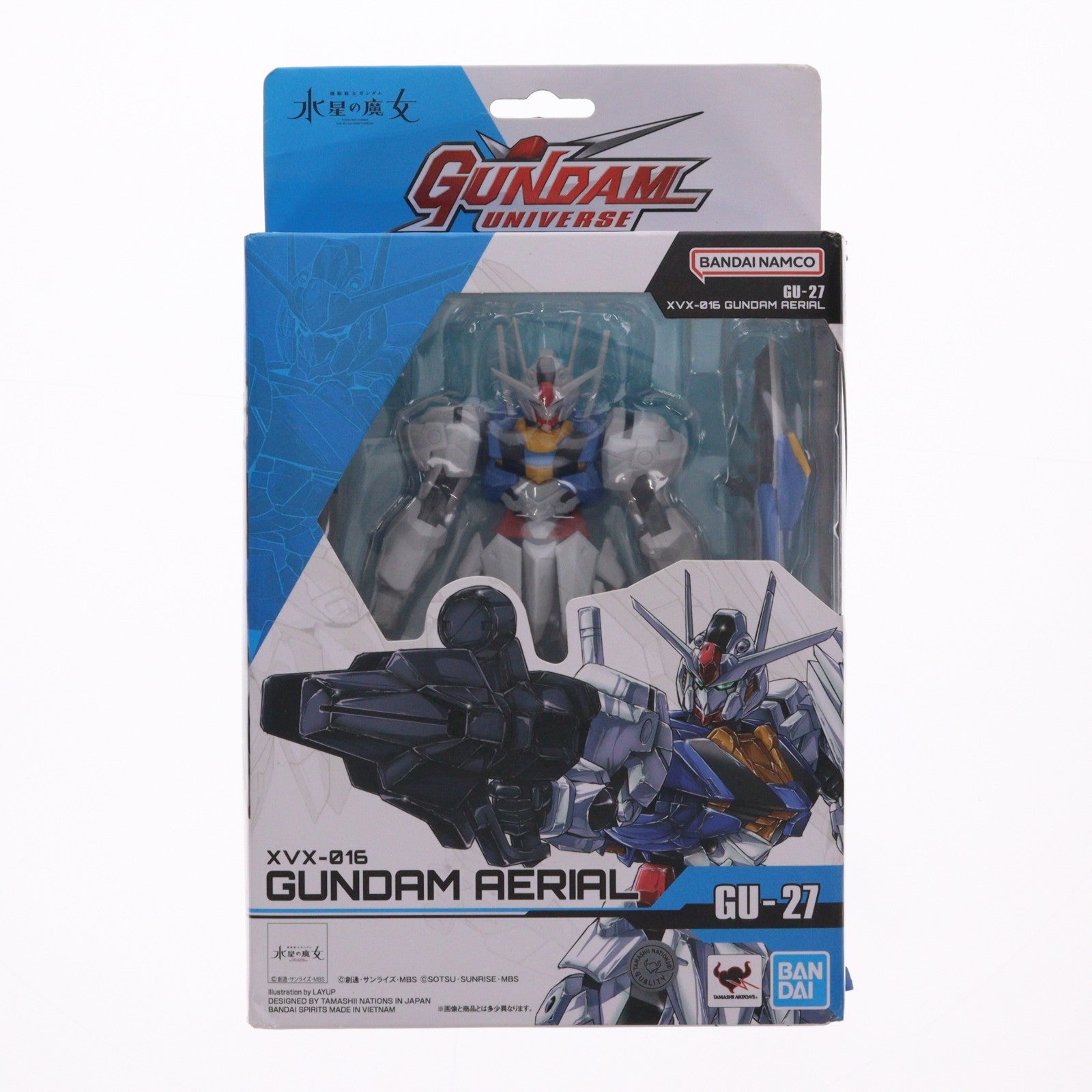 【中古即納】[FIG] GUNDAM UNIVERSE(ガンダムユニバース) XVX-016 GUNDAM AERIAL(ガンダム・エアリアル) 機動戦士ガンダム 水星の魔女 完成品 可動フィギュア バンダイスピリッツ(20230729)
