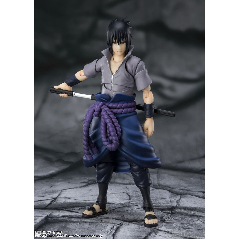 【中古即納】[FIG] S.H.Figuarts(フィギュアーツ) うちはサスケ -全ての憎しみを背負う者- NARUTO-ナルト- 疾風伝 完成品 可動フィギュア バンダイスピリッツ(20220618)