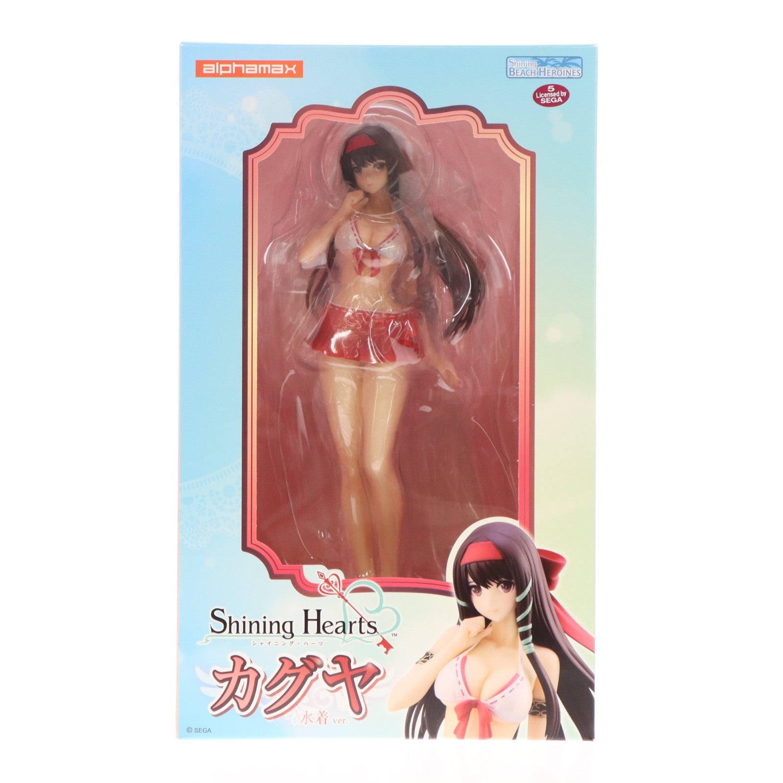 【中古即納】[FIG] カグヤ 水着Ver. シャイニング・ハーツ 1/7 完成品 フィギュア(AX-0115) アルファマックス(20151220)