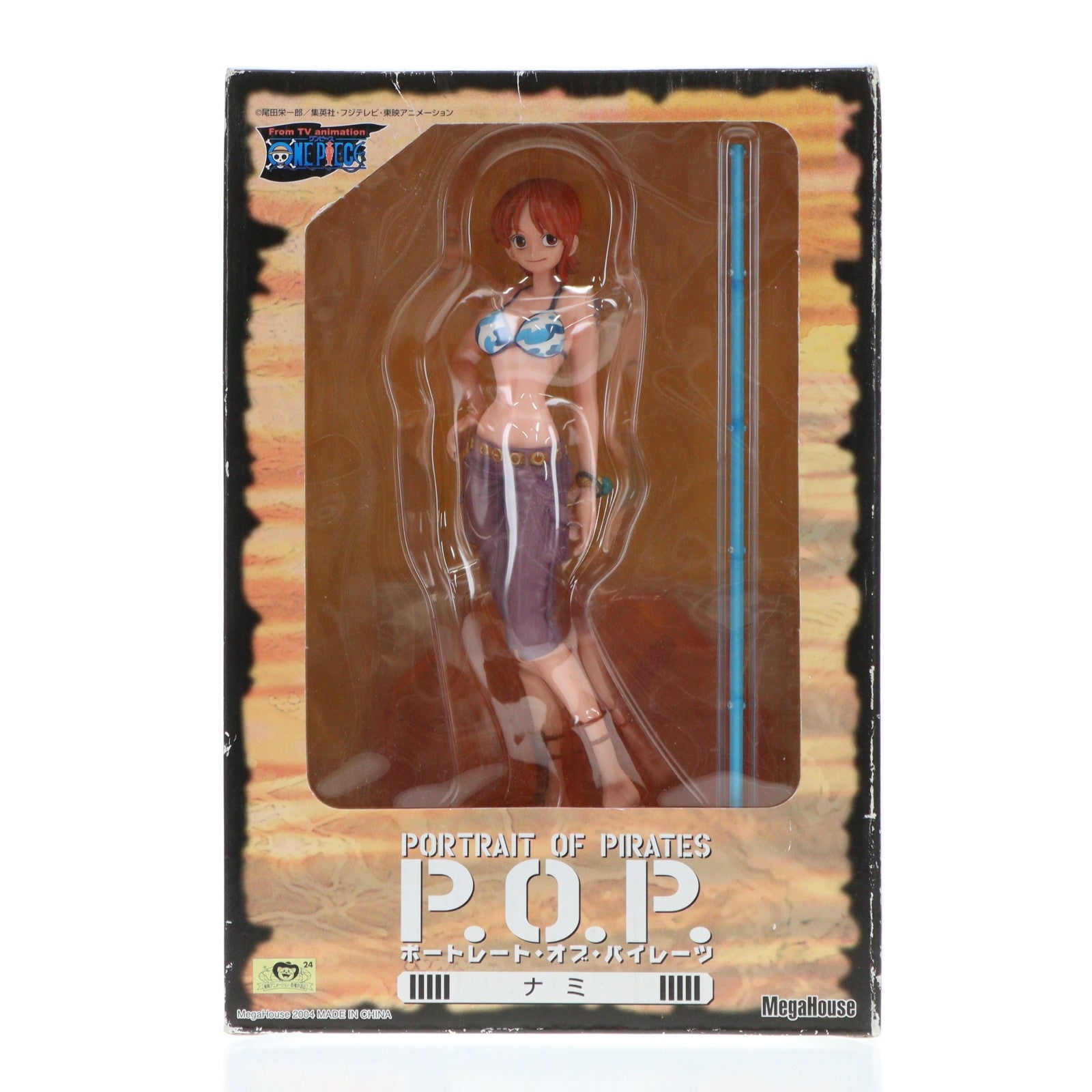 【中古即納】[FIG] エクセレントモデル Portrait.Of.Pirates P.O.P ワンピースシリーズ1 ナミ ONE PIECE 1/8 完成品 フィギュア メガハウス(20040401)