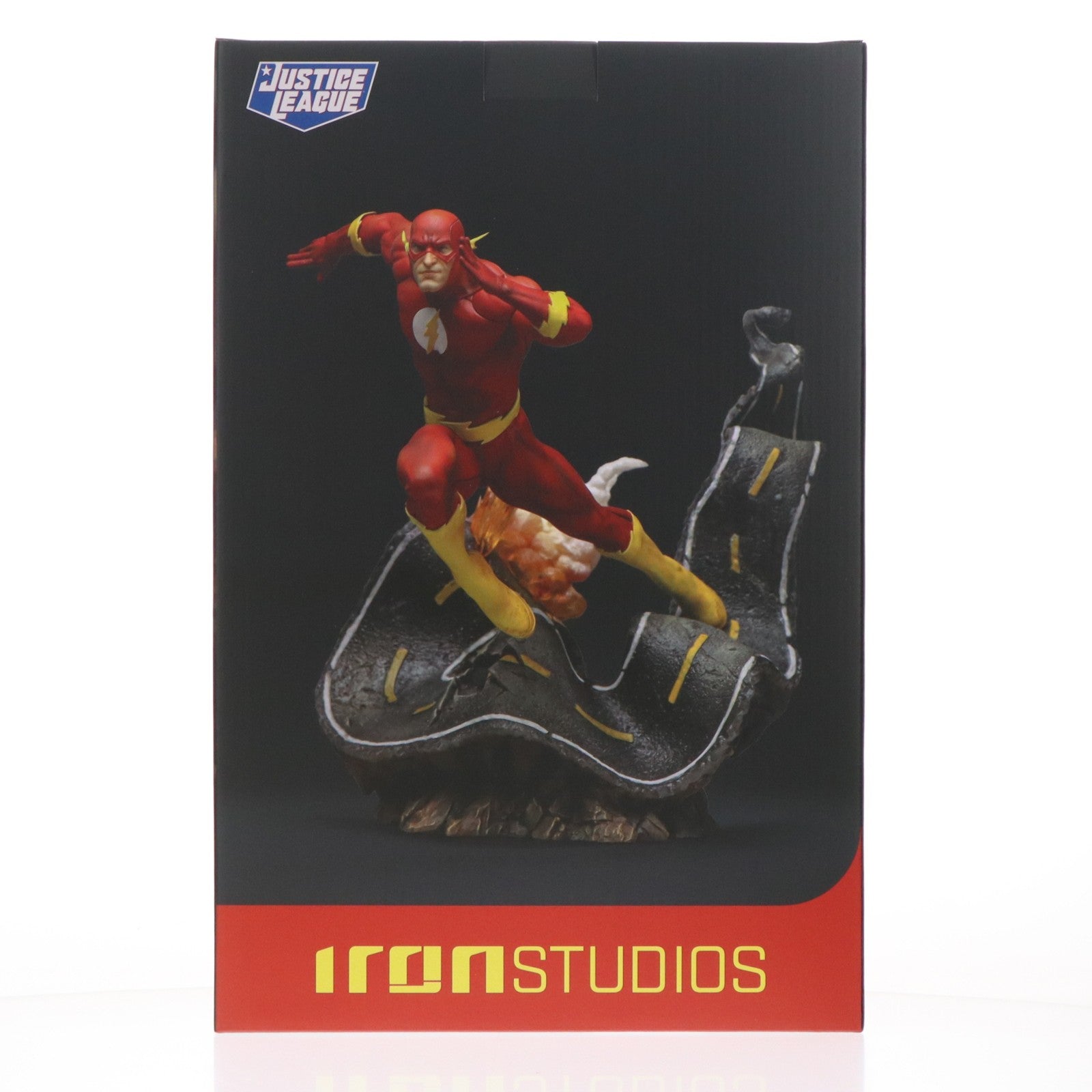 【中古即納】[FIG] 「アートスケール」 フラッシュ(アンリーシュド)[コミック] アイアン・スタジオ スタチュー 『DC』 1/10 完成品 フィギュア アイアンスタジオ(20251231)
