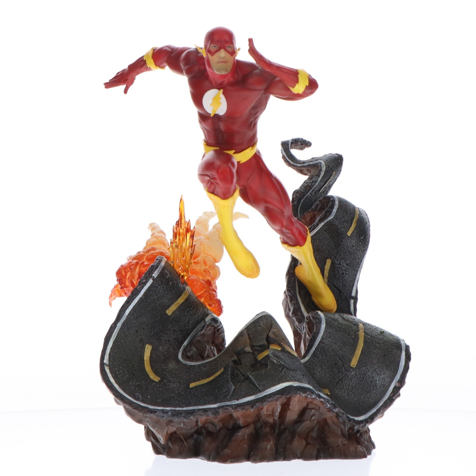 【中古即納】[FIG] 「アートスケール」 フラッシュ(アンリーシュド)[コミック] アイアン・スタジオ スタチュー 『DC』 1/10 完成品 フィギュア アイアンスタジオ(20251231)