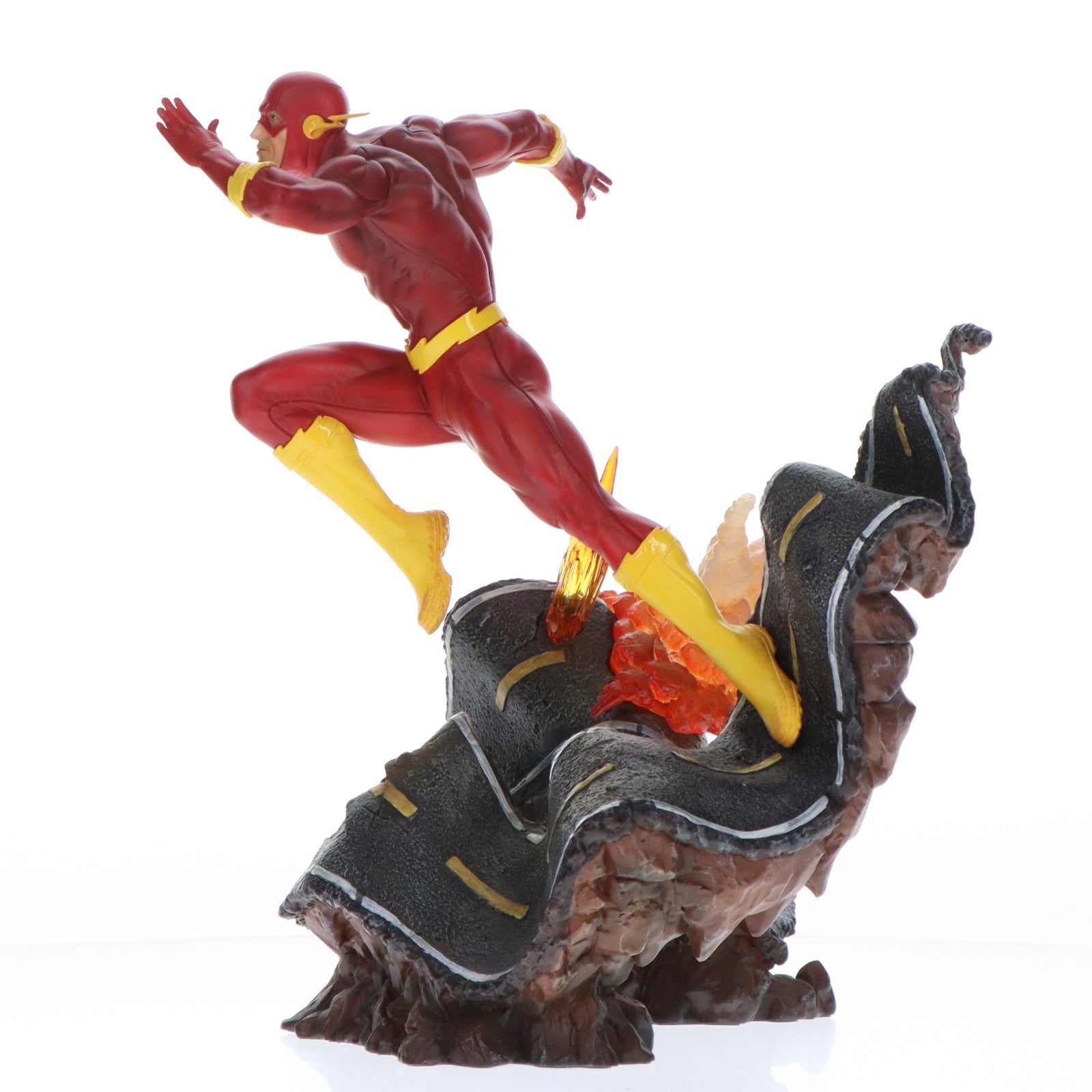 【中古即納】[FIG] 「アートスケール」 フラッシュ(アンリーシュド)[コミック] アイアン・スタジオ スタチュー 『DC』 1/10 完成品 フィギュア アイアンスタジオ(20251231)
