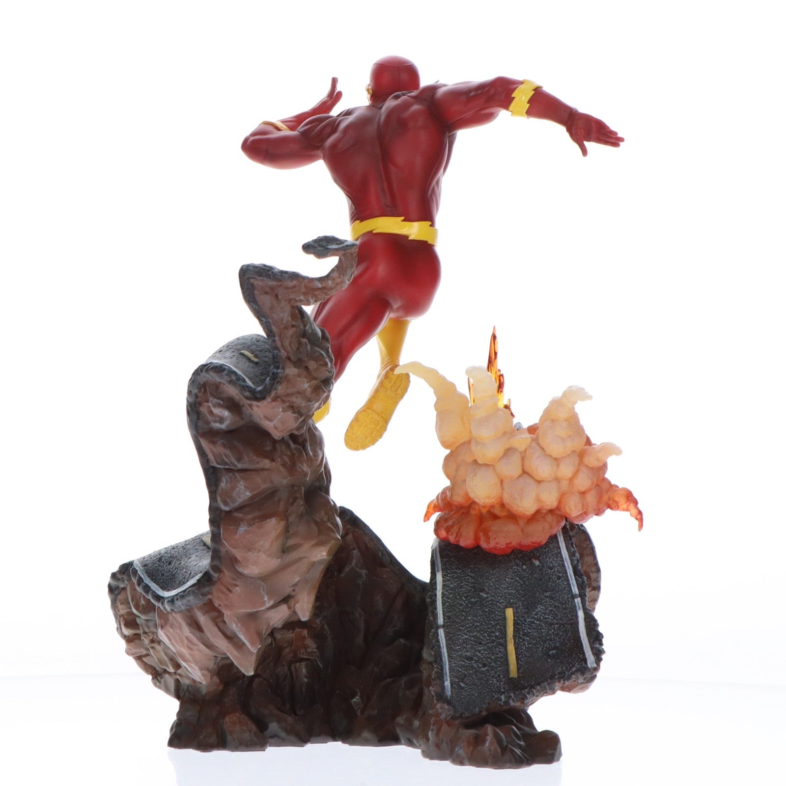 【中古即納】[FIG] 「アートスケール」 フラッシュ(アンリーシュド)[コミック] アイアン・スタジオ スタチュー 『DC』 1/10 完成品 フィギュア アイアンスタジオ(20251231)