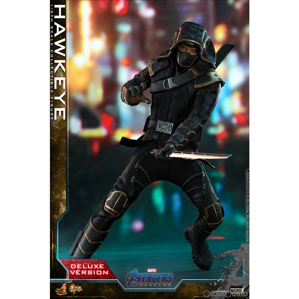 【中古即納】[FIG] トイサピエンス限定 ムービー・マスターピース ホークアイ(ボーナスアクセサリー付き) アベンジャーズ/エンドゲーム 1/6 完成品 可動フィギュア(MM#532) ホットトイズ(20200731)