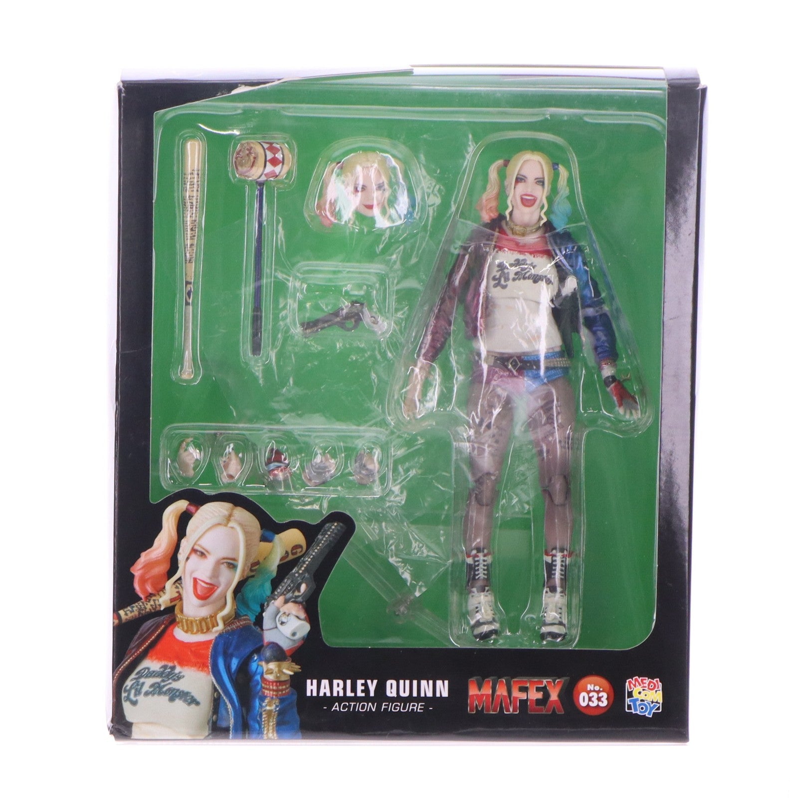 【中古即納】[FIG] マフェックス No.033 MAFEX HARLEY QUINN(ハーレイ・クイン) SUICIDE SQUAD(スーサイド・スクワッド) 完成品 可動フィギュア メディコム・トイ(20200419)