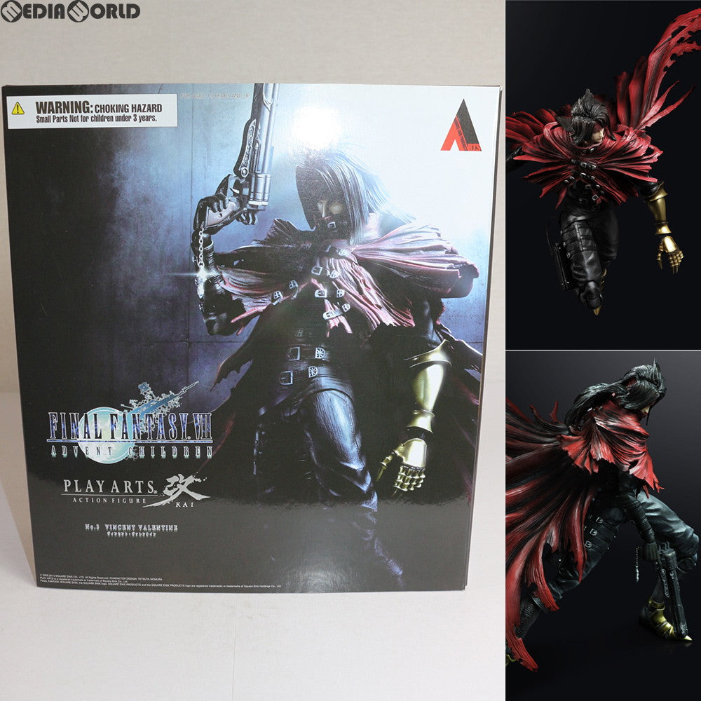 【中古即納】[FIG] PLAY ARTS改(プレイアーツ改) ヴィンセント・ヴァレンタイン FINAL FANTASY VII ADVENT CHILDREN(ファイナルファンタジー7) 完成品 可動フィギュア スクウェア・エニックス(20130928)