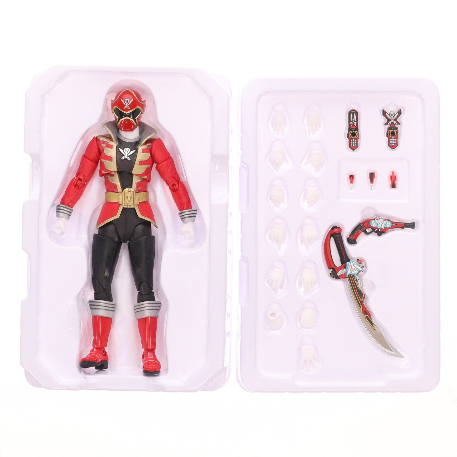 【中古即納】[FIG] S.H.Figuarts(フィギュアーツ) 真骨彫製法 ゴーカイレッド 海賊戦隊ゴーカイジャー 完成品 可動フィギュア バンダイスピリッツ(20230617)