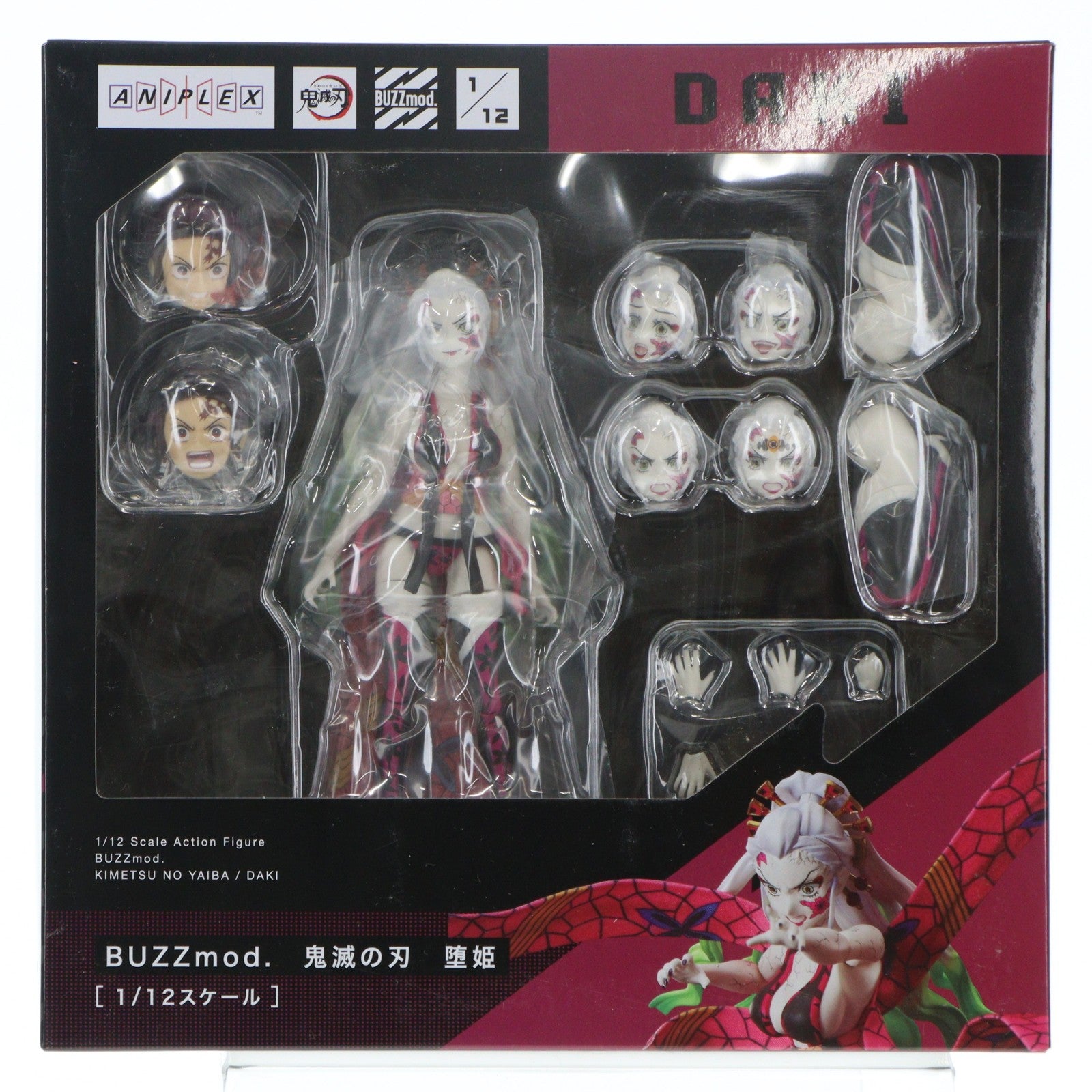 【中古即納】[FIG] ANIPLEX+限定 BUZZmod.(バズモッド) 堕姫(だき) 鬼滅の刃 1/12 完成品 可動フィギュア アニプレックス(20230228)