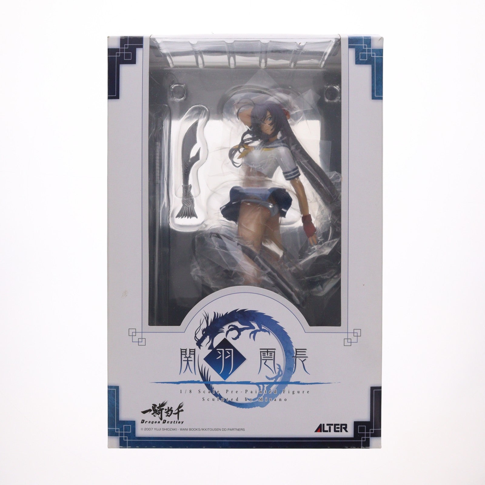 【中古即納】[FIG] 関羽雲長(かんううんちょう) 一騎当千 Dragon Destiny(ドラゴンディスティニー) 1/8 完成品 フィギュア アルター(20100403)