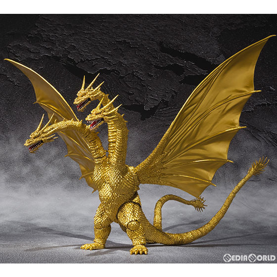 【中古即納】[FIG] 魂ウェブ商店限定 S.H.MonsterArts(モンスターアーツ) キングギドラ Special Color Ver. ゴジラvsキングギドラ 完成品 可動フィギュア バンダイ(20151231)