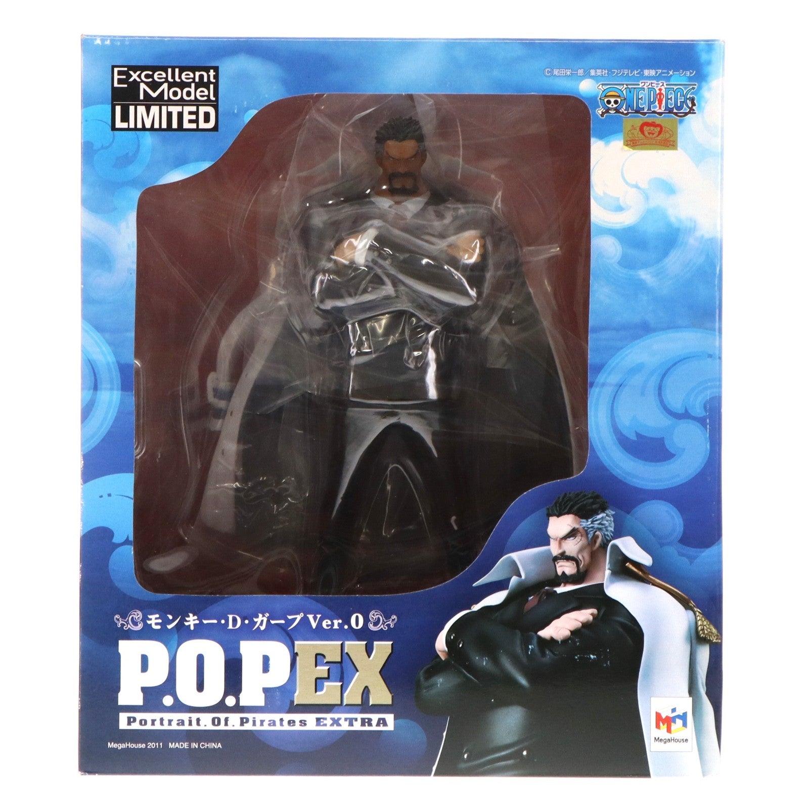 【中古即納】[FIG] ドン・キホーテ限定 Portrait.Of.Pirates P.O.P NEO-EX モンキー・D・ガープ Ver.0 ONE PIECE(ワンピース) 完成品 フィギュア メガハウス(20111203)