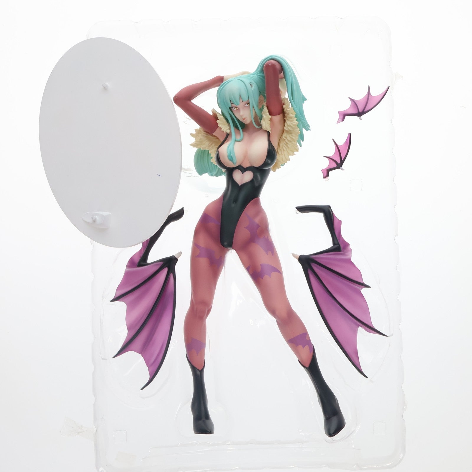 【中古即納】[FIG] 西村キヌコレクション モリガン ヴァンパイアセイヴァー 1/6 完成品 フィギュア マックスファクトリー(20090801)