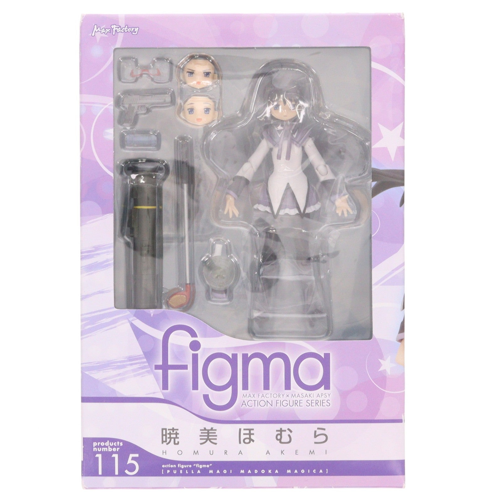 【中古即納】[FIG] figma(フィグマ) 115 暁美ほむら(あけみほむら) 魔法少女まどか☆マギカ 完成品 可動フィギュア マックスファクトリー(20111130)