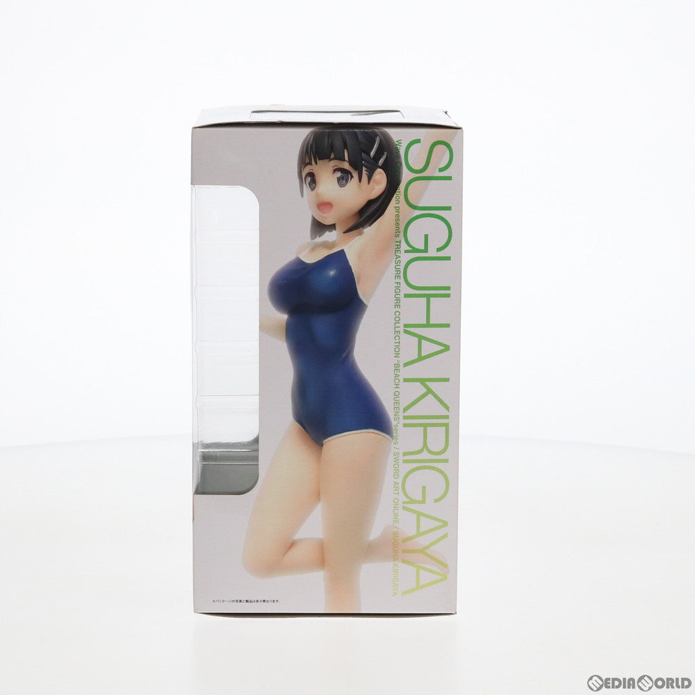 【中古即納】[FIG] BEACH QUEENS(ビーチクイーンズ) 桐ヶ谷直葉(きりがやすぐは) ソードアート・オンライン 1/10 完成品 フィギュア ウェーブ(WAVE)(20141220)