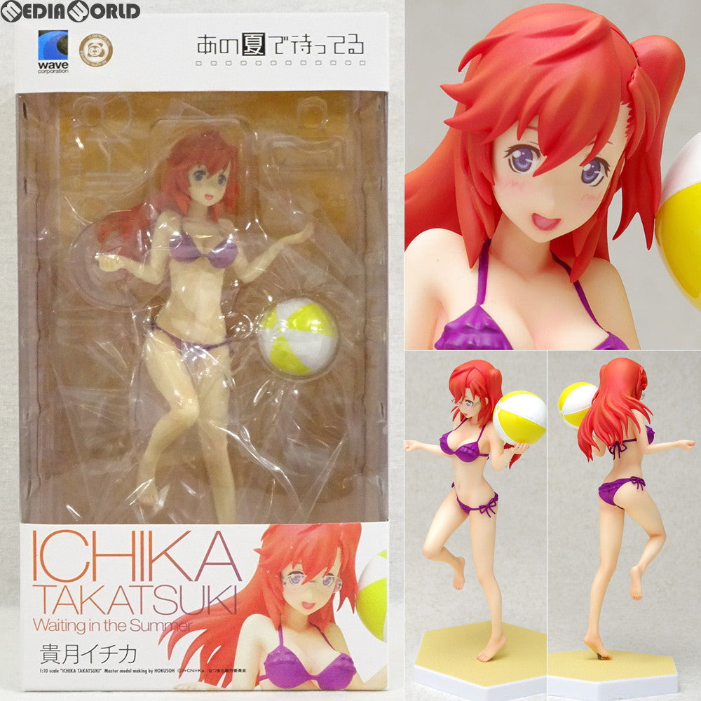 【中古即納】[FIG] BEACH QUEENS(ビーチクイーンズ) 貴月イチカ(たかつきいちか) あの夏で待ってる 1/10 完成品 フィギュア ウェーブ(WAVE)(20130120)