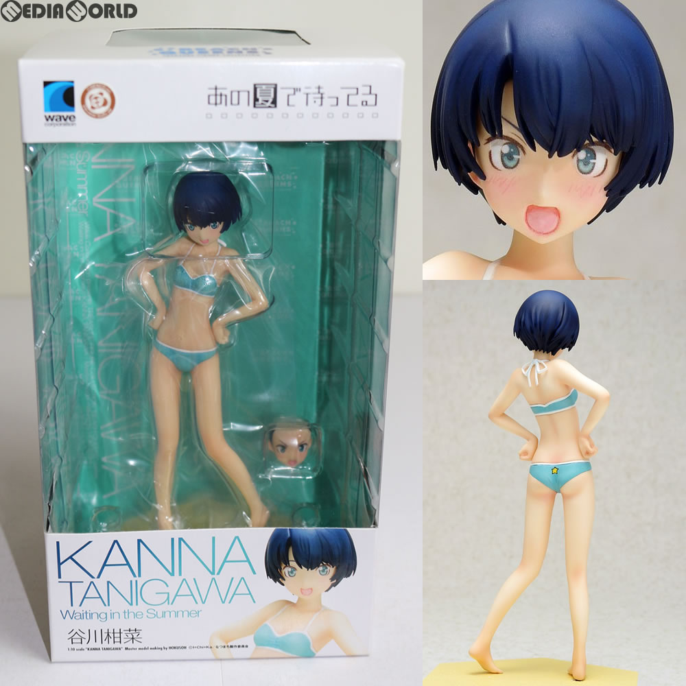 【中古即納】[FIG] BEACH QUEENS(ビーチクイーンズ) 谷川柑菜(たにがわかんな) あの夏で待ってる 1/10 完成品 フィギュア(NF-218) ウェーブ(WAVE)(20130120)