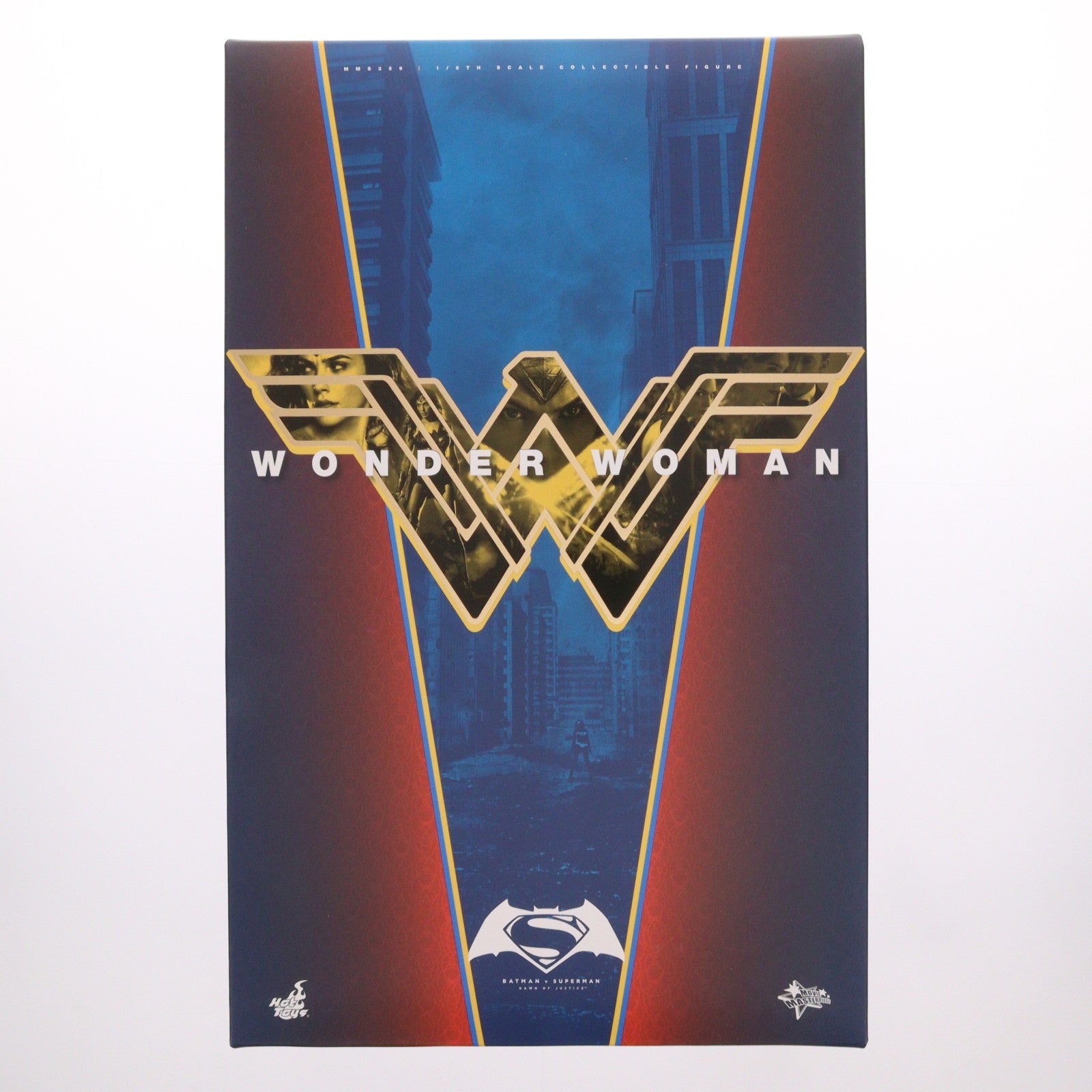 【中古即納】[FIG] ムービー・マスターピース ワンダーウーマン バットマン vs スーパーマン ジャスティスの誕生 1/6 完成品 可動フィギュア(MM#359) ホットトイズ(20170826)
