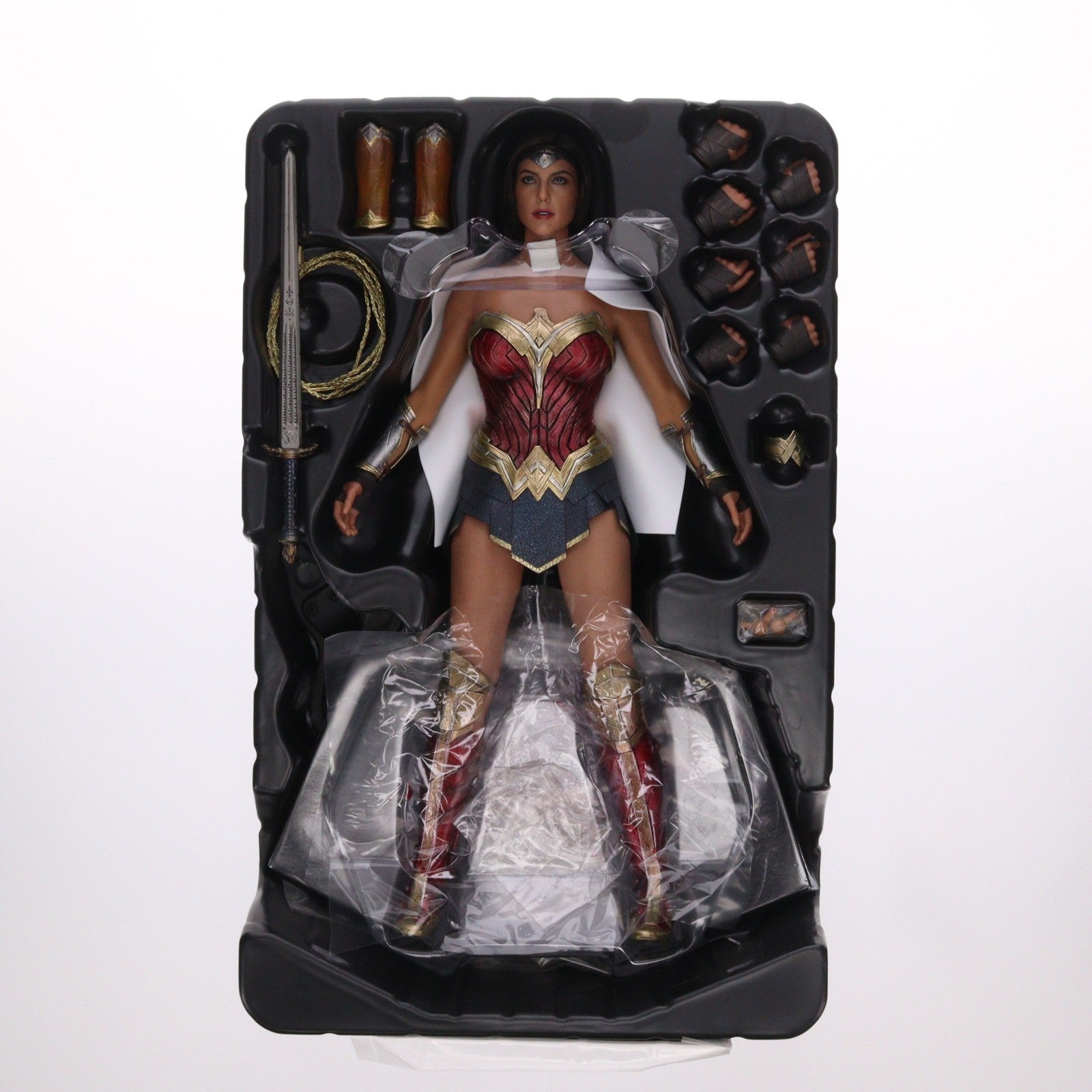 【中古即納】[FIG] ムービー・マスターピース ワンダーウーマン バットマン vs スーパーマン ジャスティスの誕生 1/6 完成品 可動フィギュア(MM#359) ホットトイズ(20170826)