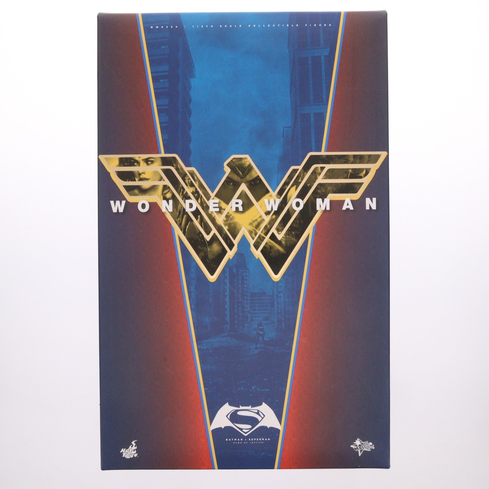 【中古即納】[FIG] ムービー・マスターピース ワンダーウーマン バットマン vs スーパーマン ジャスティスの誕生 1/6 完成品 可動フィギュア(MM#359) ホットトイズ(20170826)