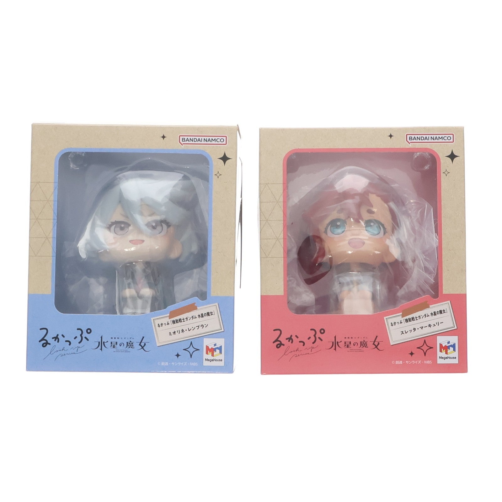 【中古即納】[FIG] プレミアムバンダイ限定特典無し るかっぷ スレッタ・マーキュリー&ミオリネ・レンブランセット 機動戦士ガンダム 水星の魔女 完成品 フィギュア メガハウス(20231128)