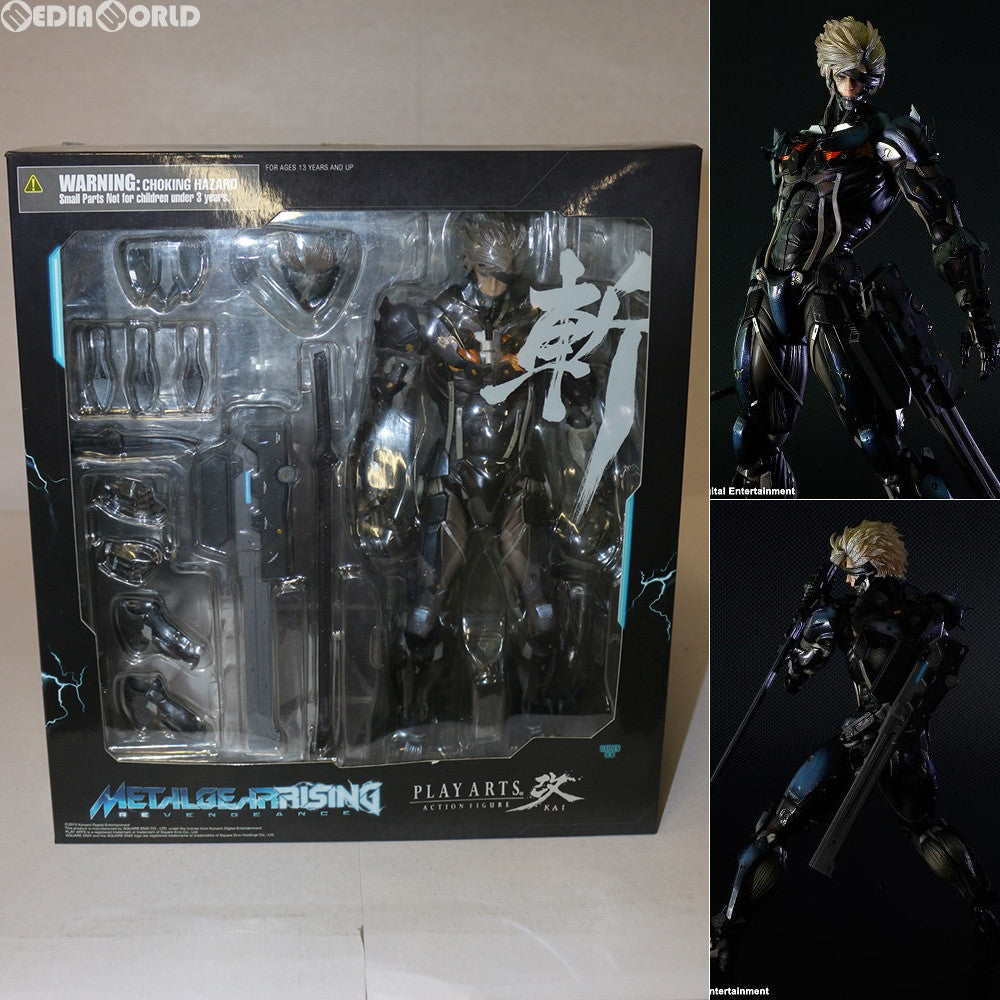 【中古即納】[FIG] PLAY ARTS改(プレイアーツ改) 雷電 METAL GEAR RISING REVENGEANCE 完成品 可動フィギュア スクウェア・エニックス(20130222)