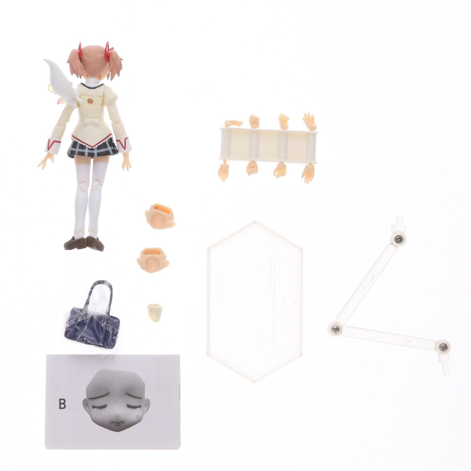 【中古即納】[FIG] (フィギュア単品) figma(フィグマ) SP-039 鹿目まどか(かなめまどか) 制服ver.セット PSP 魔法少女まどか☆マギカ ポータブル 限定契約BOX 完成品 可動フィギュア バンダイナムコゲームズ(20120315)