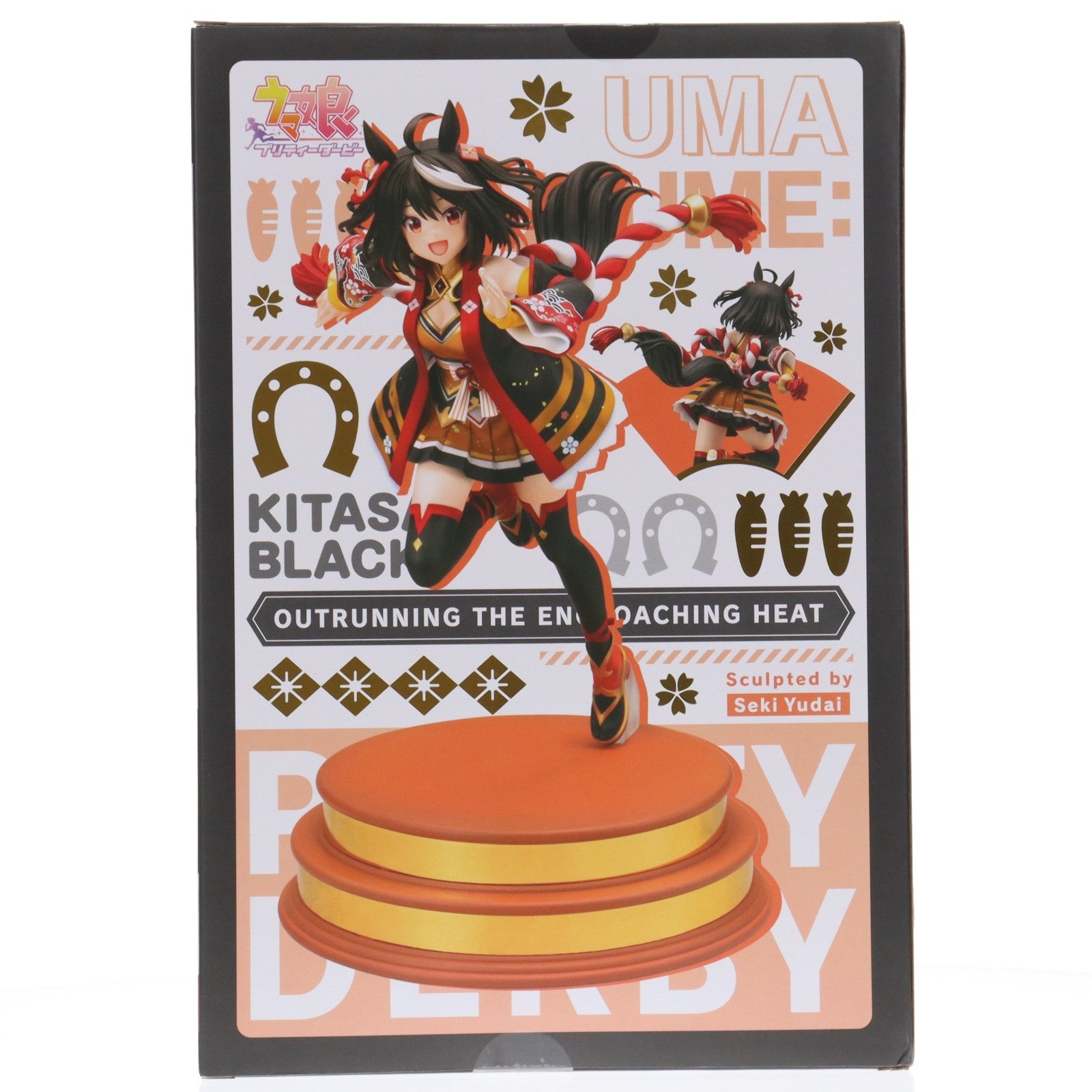【中古即納】[FIG] [迫る熱に押されて]キタサンブラック ウマ娘 プリティーダービー 1/7 完成品 フィギュア(PV051) コトブキヤ(20240430)