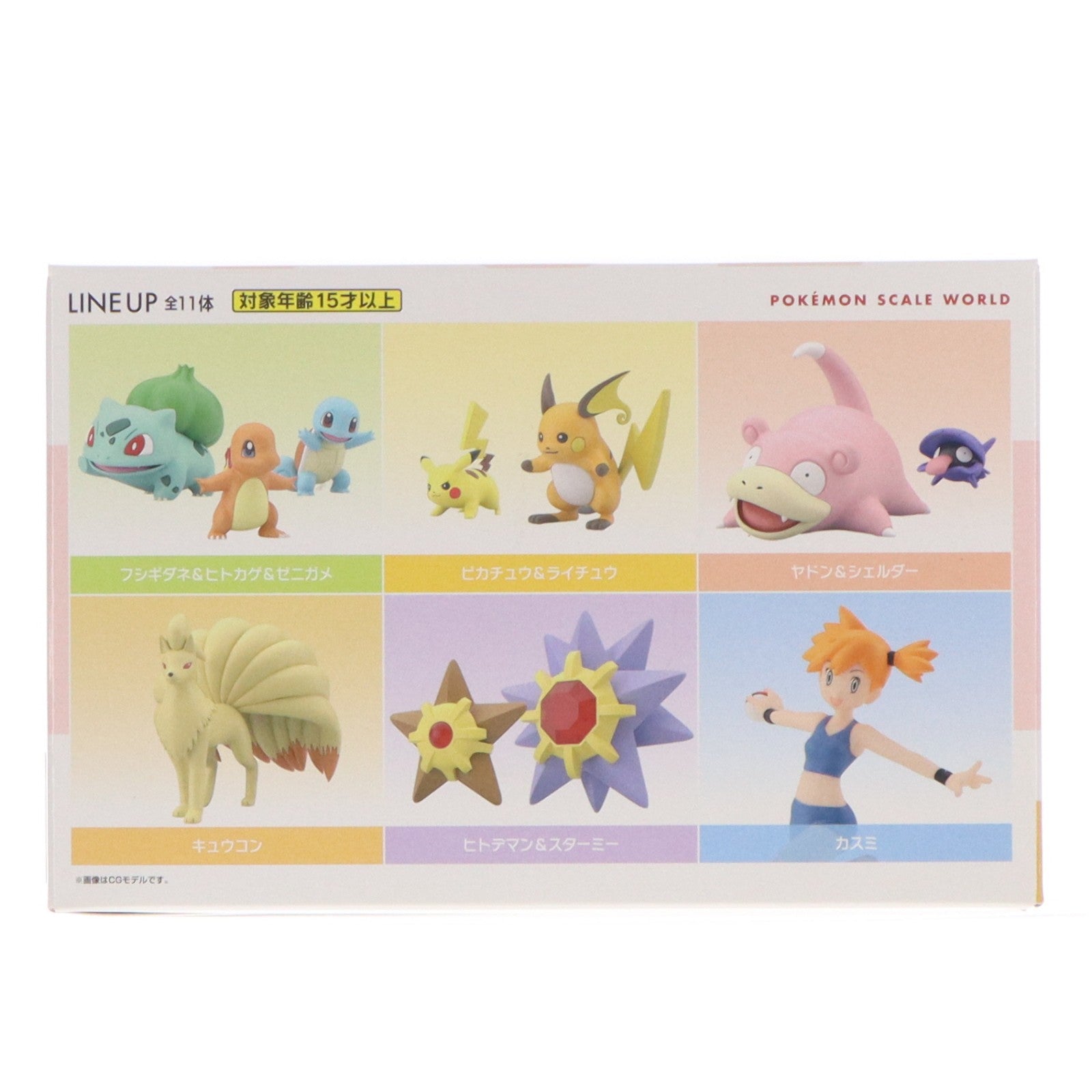 【中古即納】[FIG] (食玩) ポケモンスケールワールド カントー地方3 セット ポケットモンスター 1/20 フィギュア バンダイ(20221219)