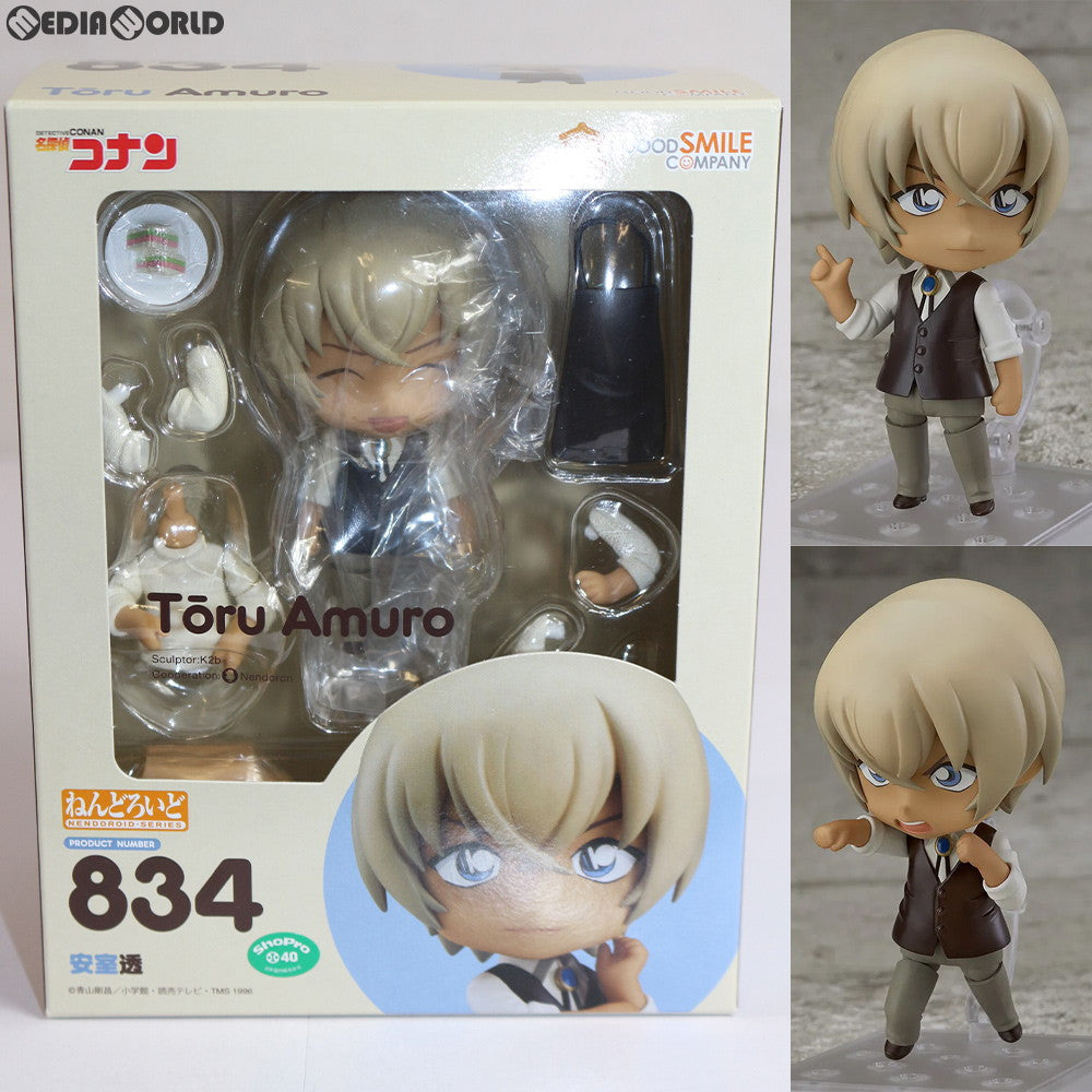 【中古即納】[FIG] (再々販) ねんどろいど 834 安室透(あむろとおる) 名探偵コナン 完成品 可動フィギュア グッドスマイルカンパニー(20190112)